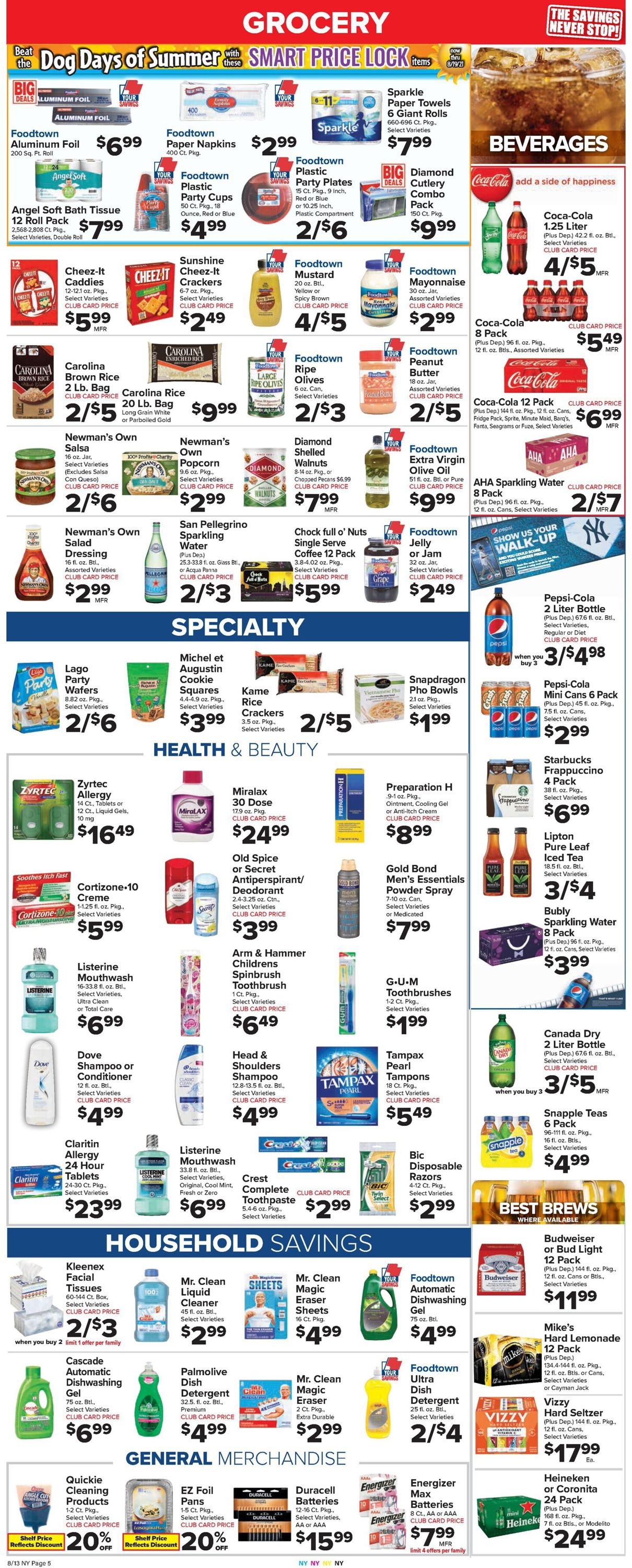 Catalogue Foodtown from 08/13/2021