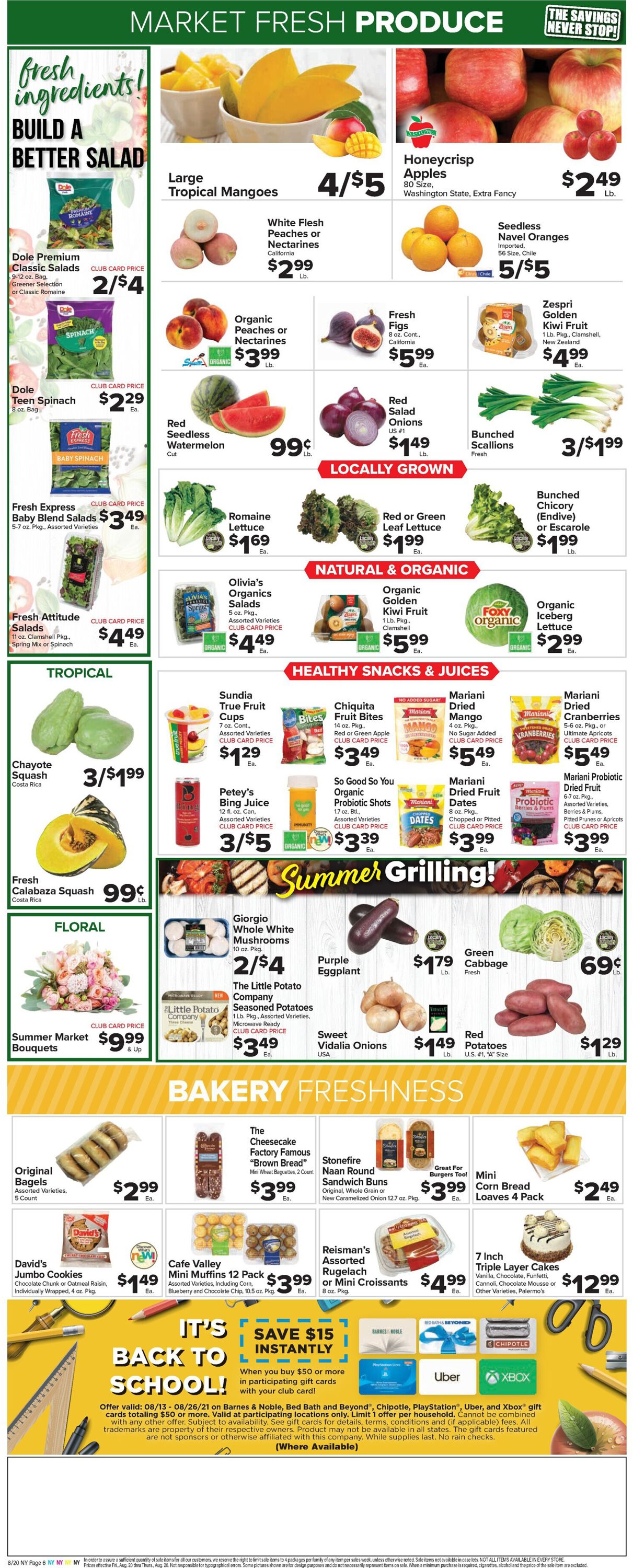 Catalogue Foodtown from 08/20/2021