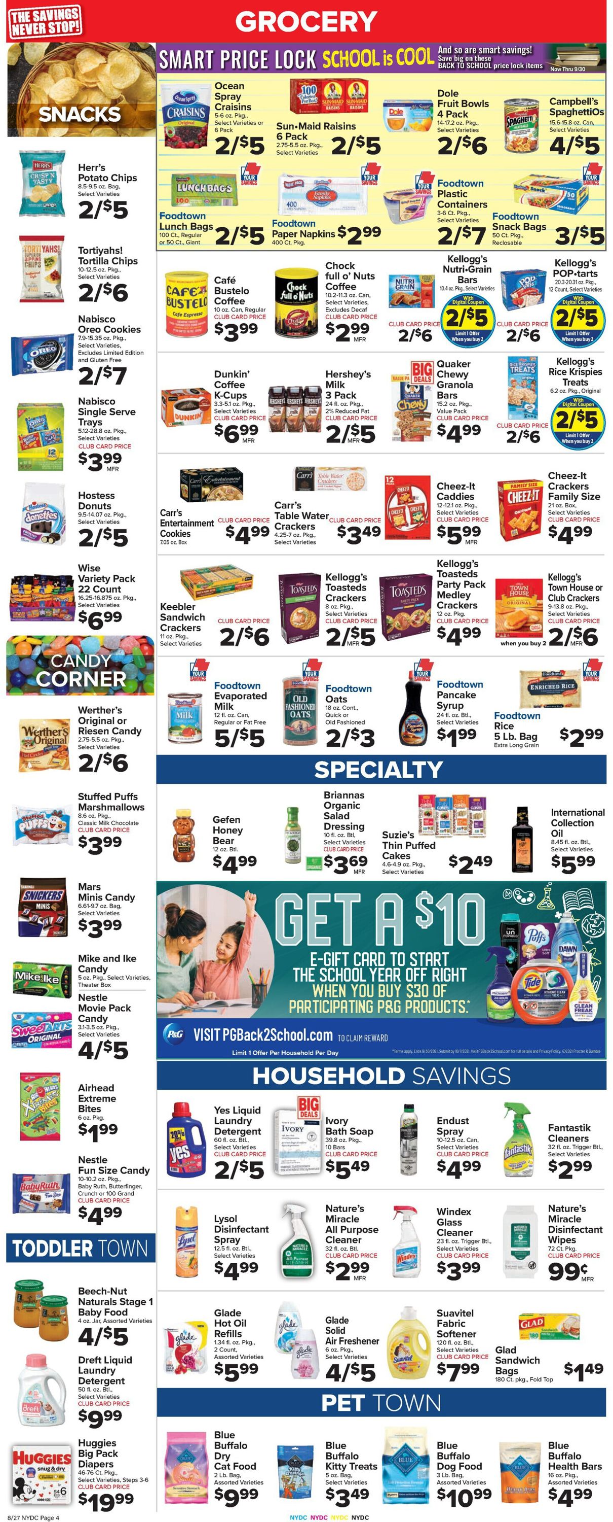 Catalogue Foodtown from 08/27/2021