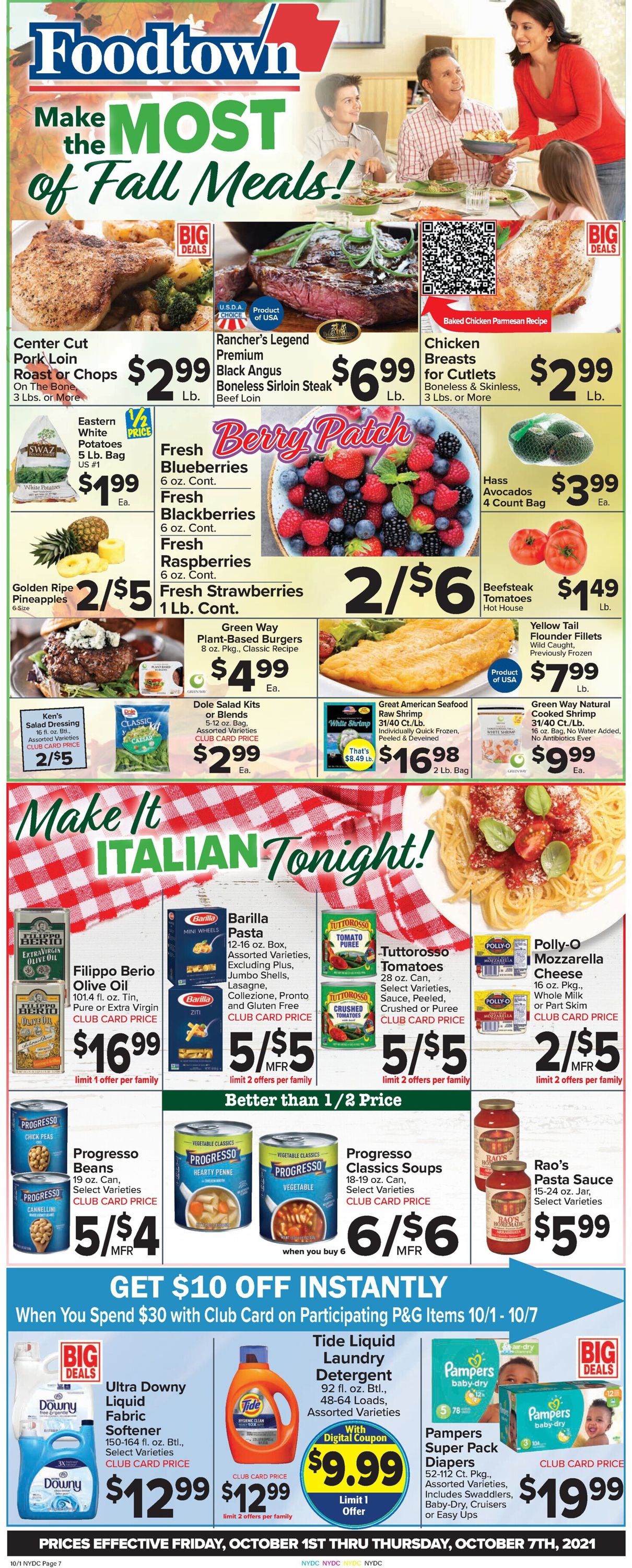 Catalogue Foodtown from 10/01/2021