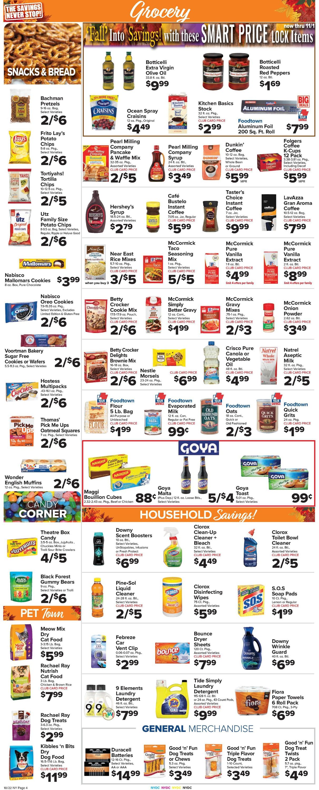 Catalogue Foodtown HALLOWEEN 2021 from 10/22/2021