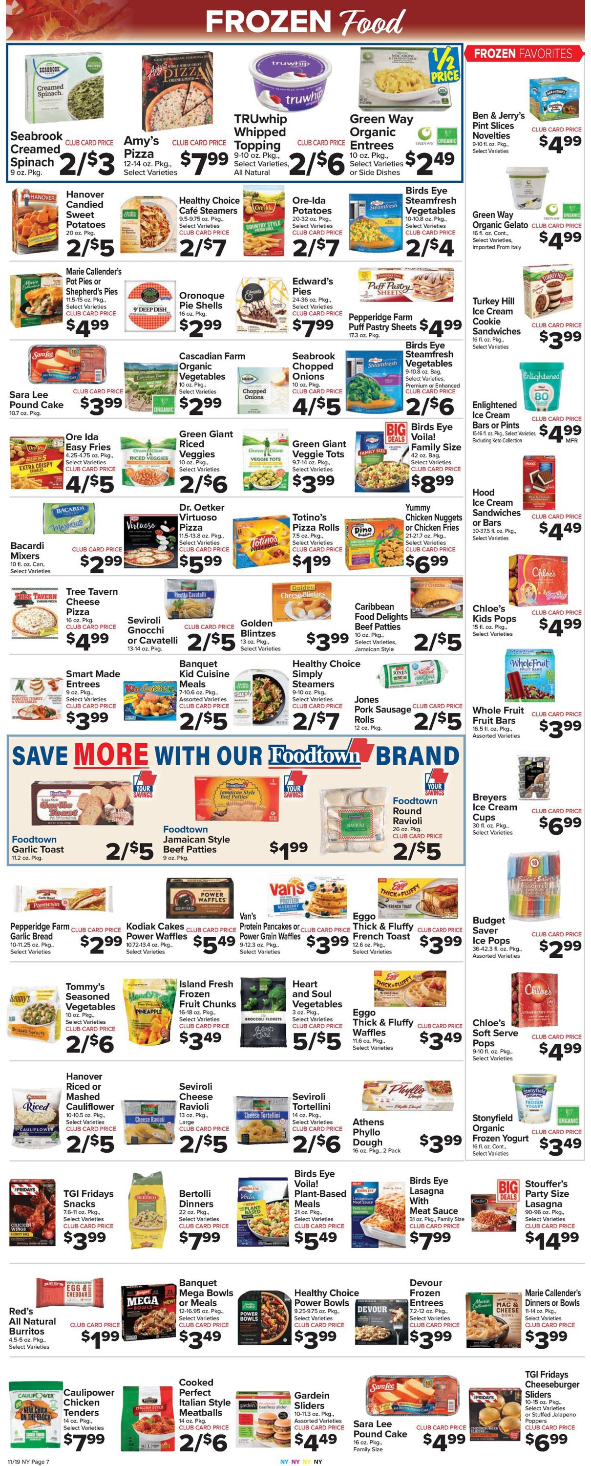 Catalogue Foodtown THANKSGIVING 2021 from 11/19/2021