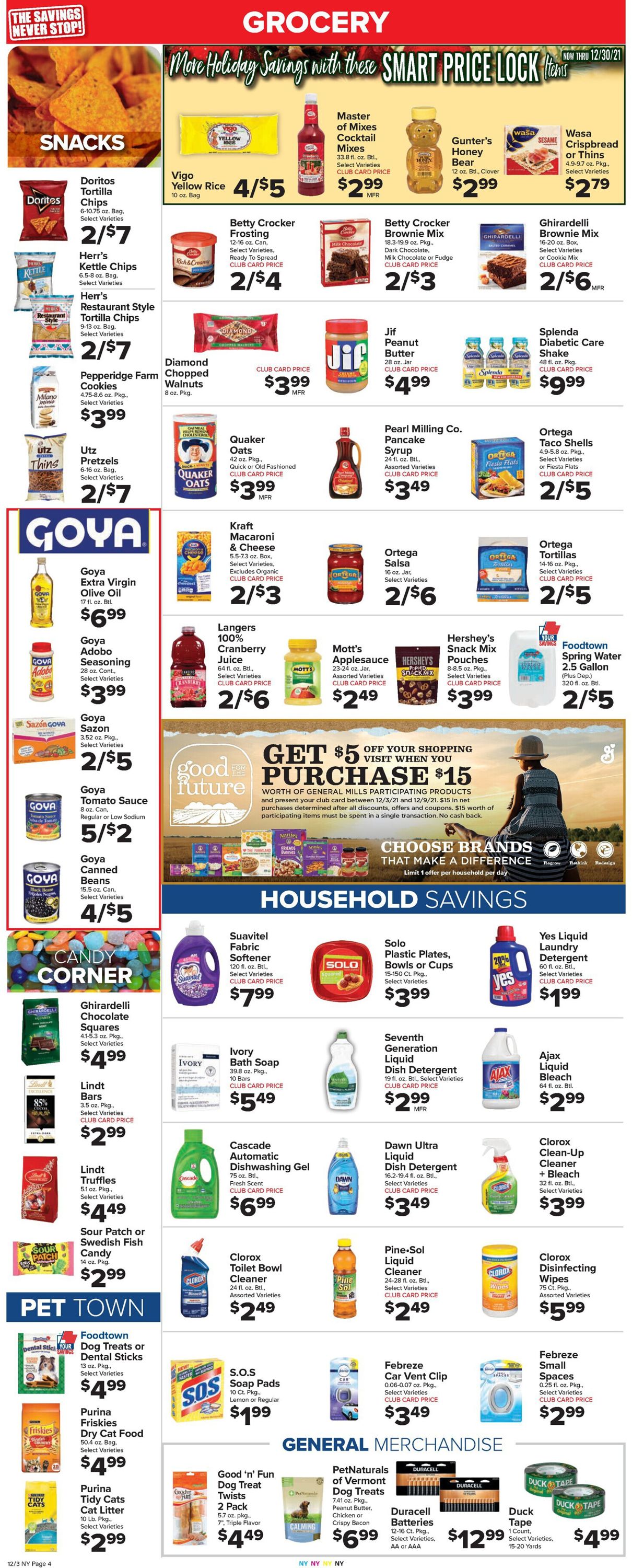 Catalogue Foodtown HOLIDAY 2021 from 12/03/2021