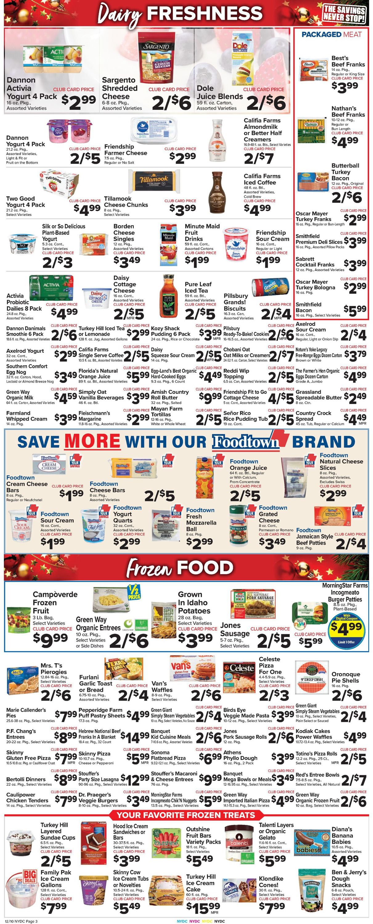 Catalogue Foodtown CHRISTMAS 2021 from 12/10/2021