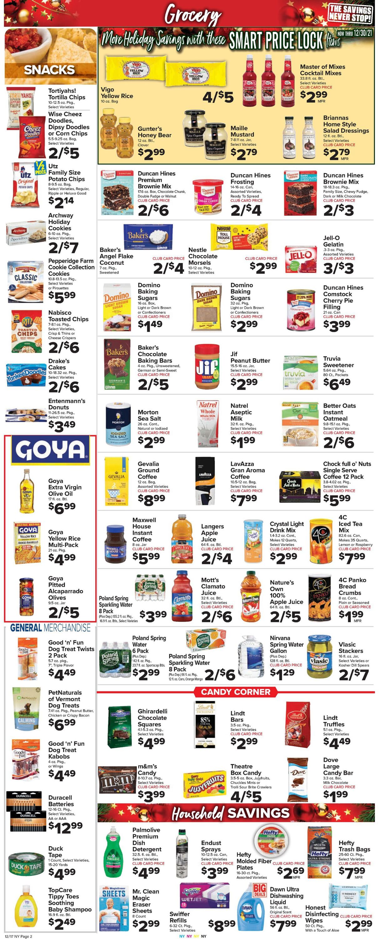 Catalogue Foodtown HOLIDAY 2021 from 12/17/2021