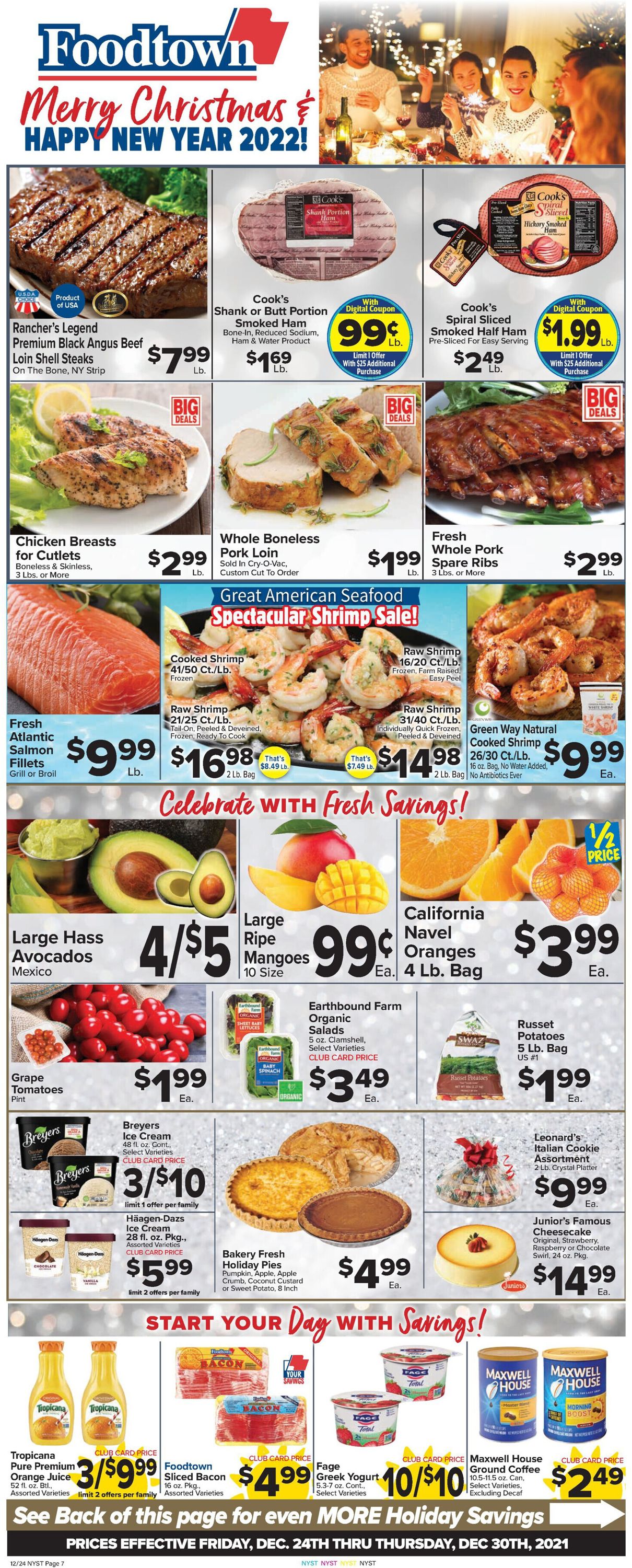 Catalogue Foodtown from 12/24/2021