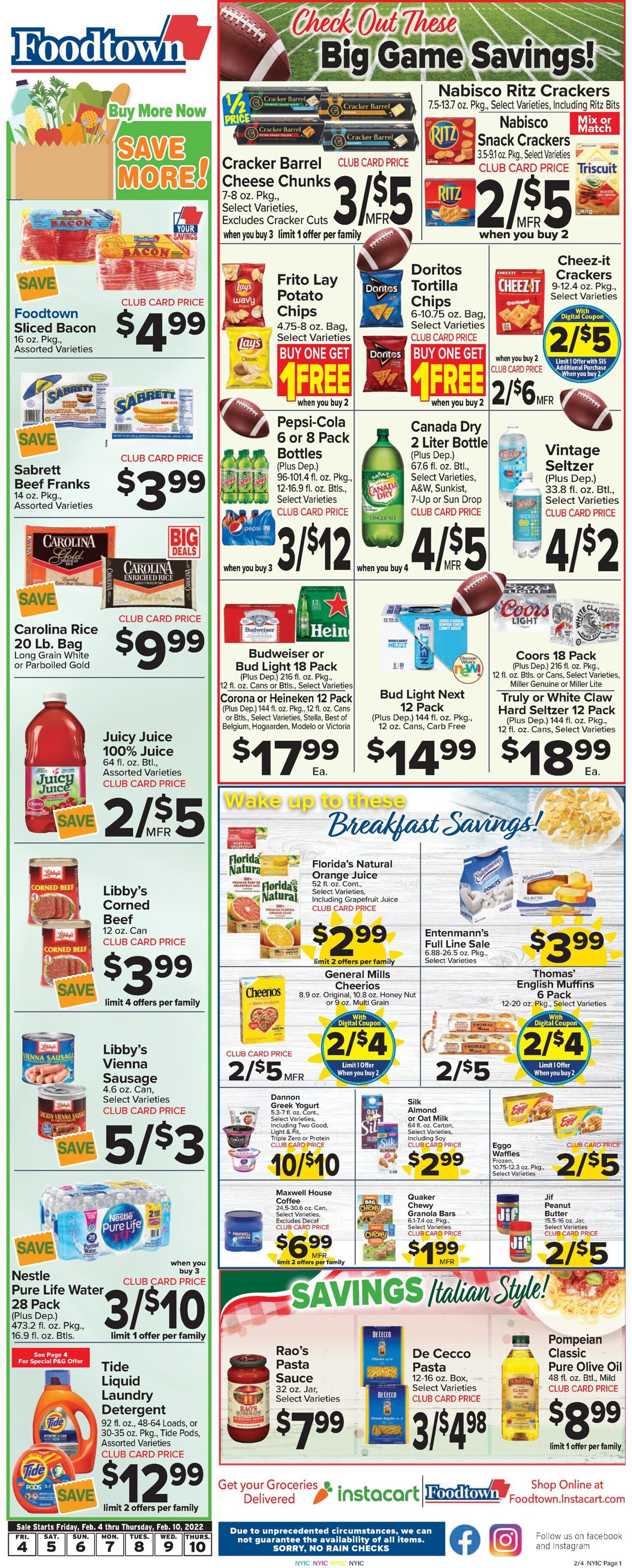 Catalogue Foodtown from 02/04/2022