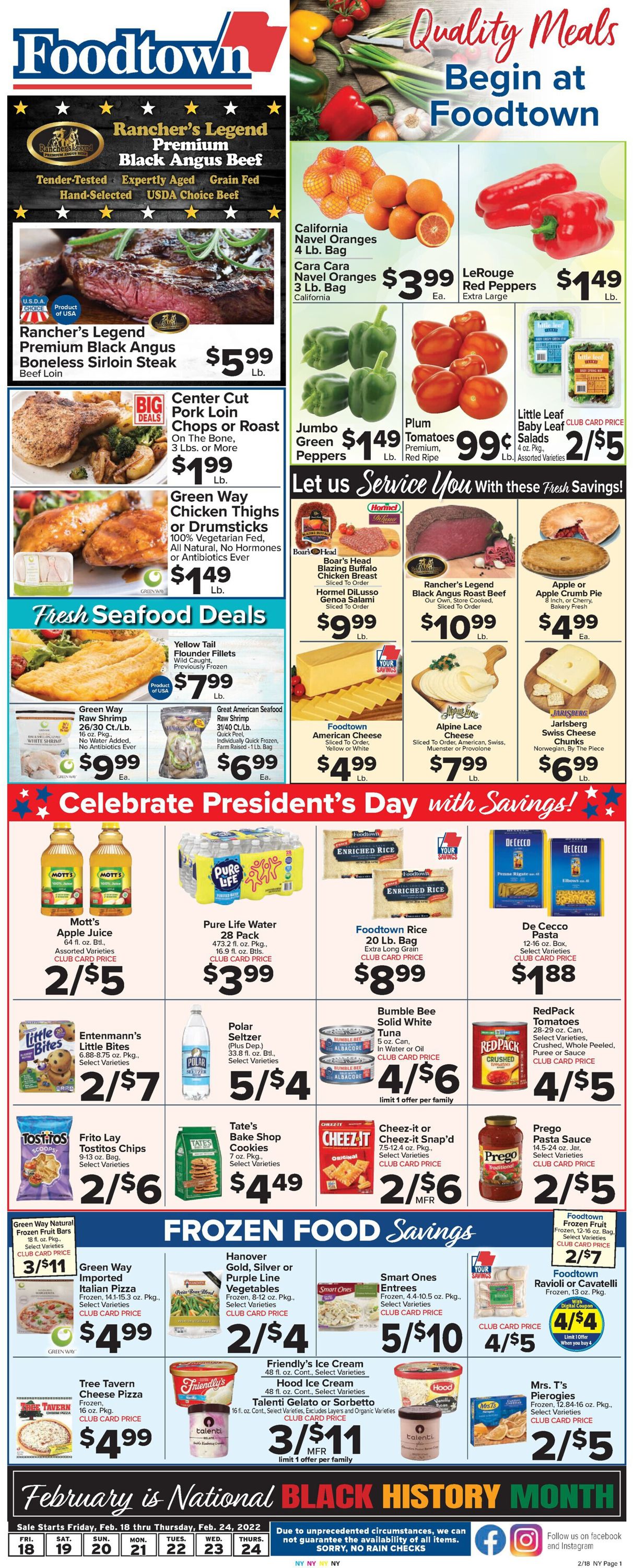 Catalogue Foodtown from 02/18/2022