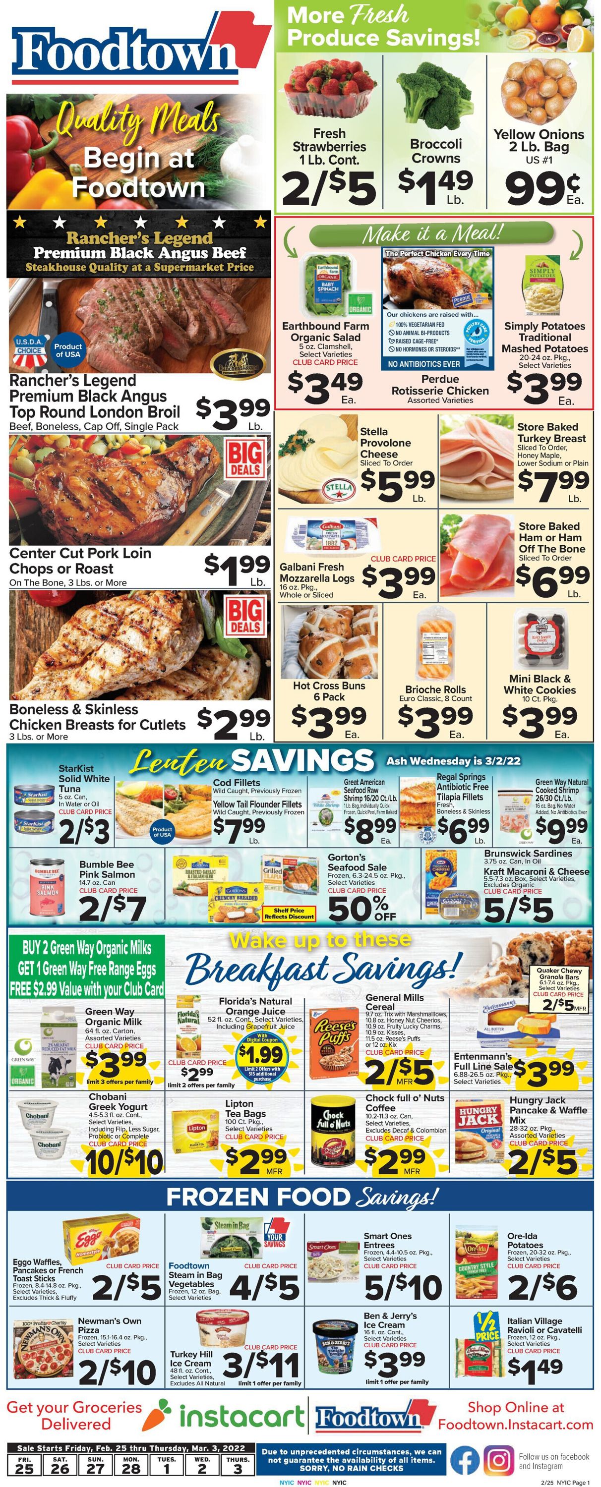 Catalogue Foodtown from 02/25/2022