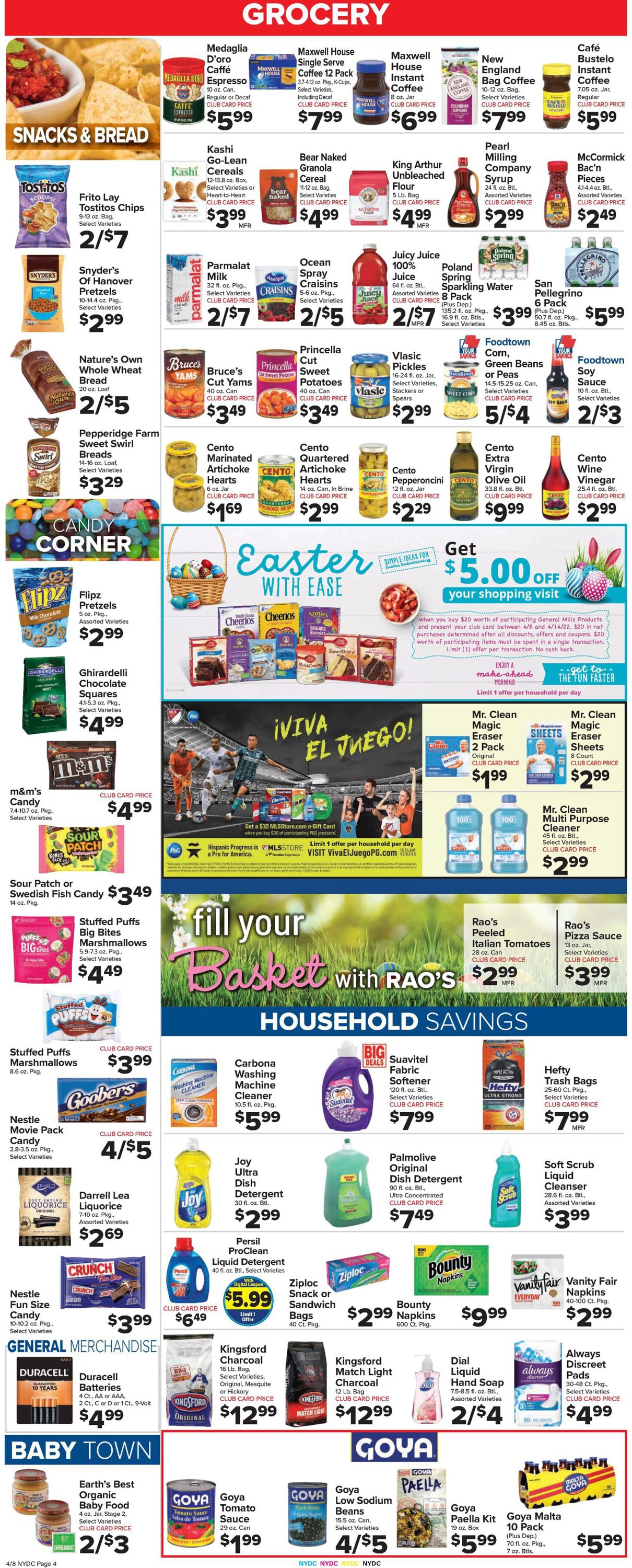 Catalogue Foodtown EASTER 2022 from 04/08/2022