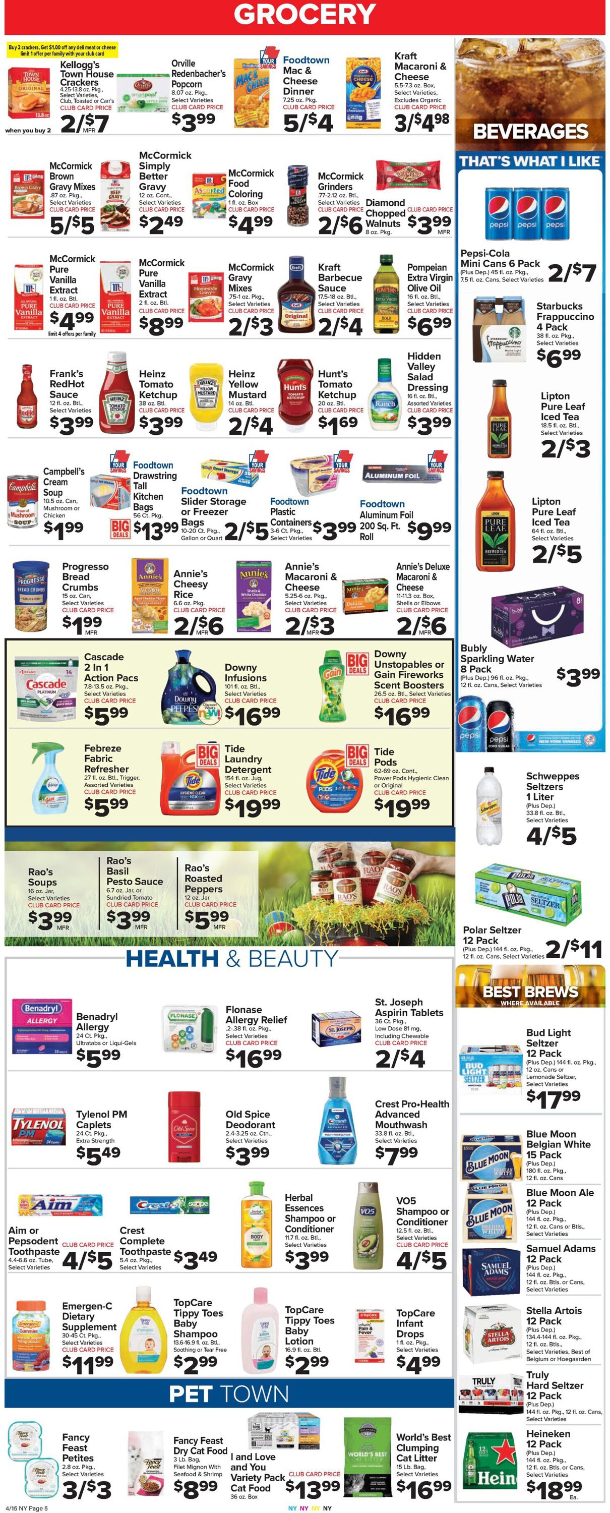 Catalogue Foodtown EASTER 2022 from 04/15/2022