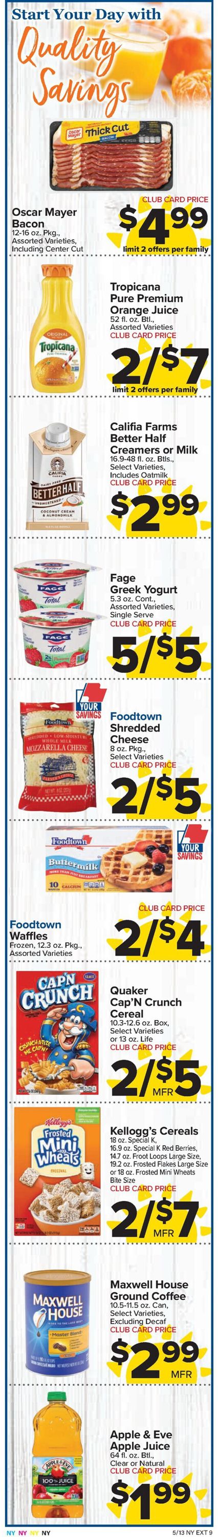 Catalogue Foodtown from 05/13/2022