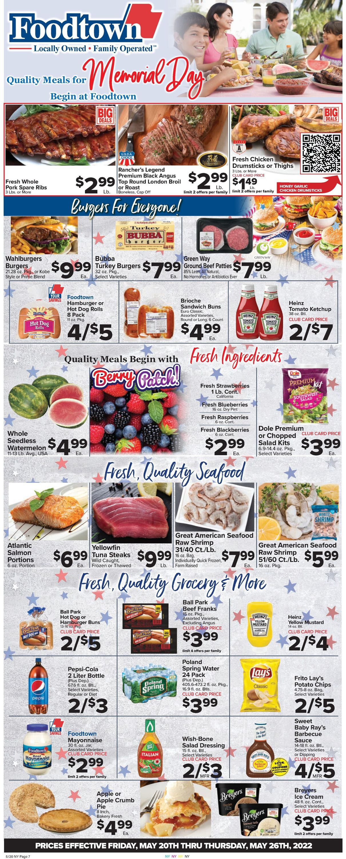 Catalogue Foodtown from 05/20/2022
