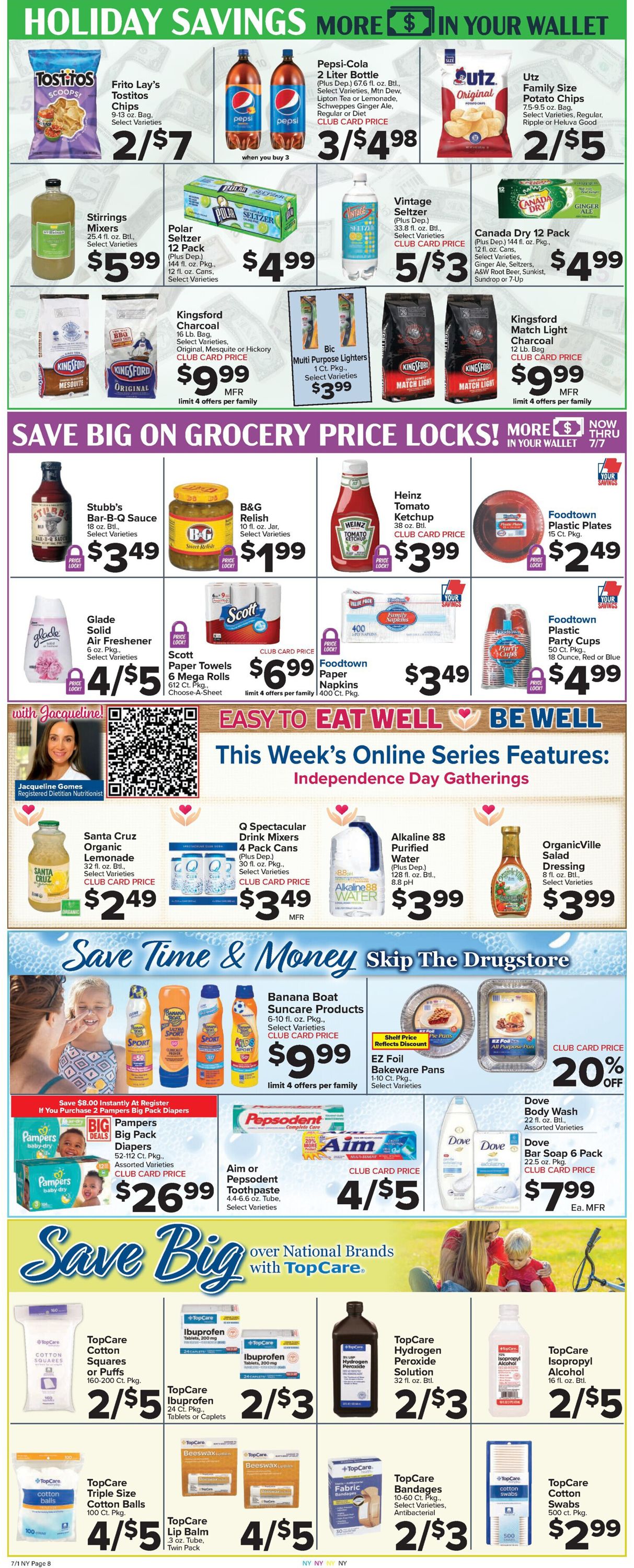Catalogue Foodtown - 4th of July Sale from 07/01/2022