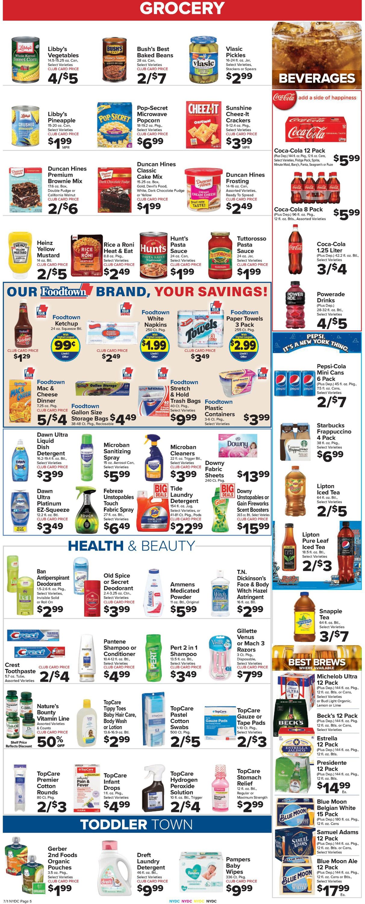 Catalogue Foodtown - 4th of July Sale from 07/01/2022