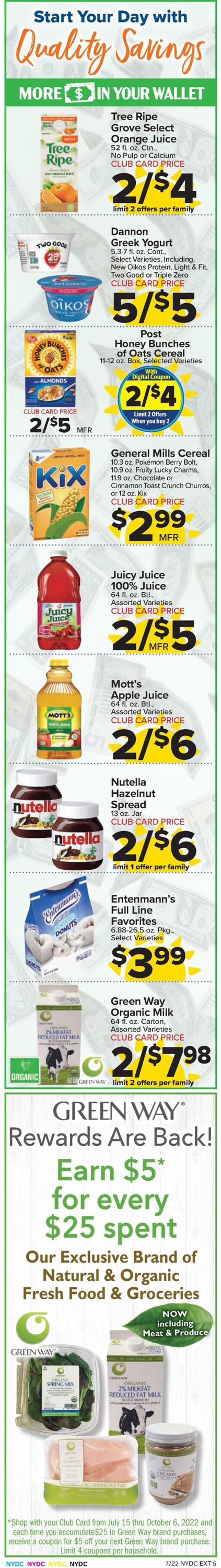 Catalogue Foodtown from 07/22/2022