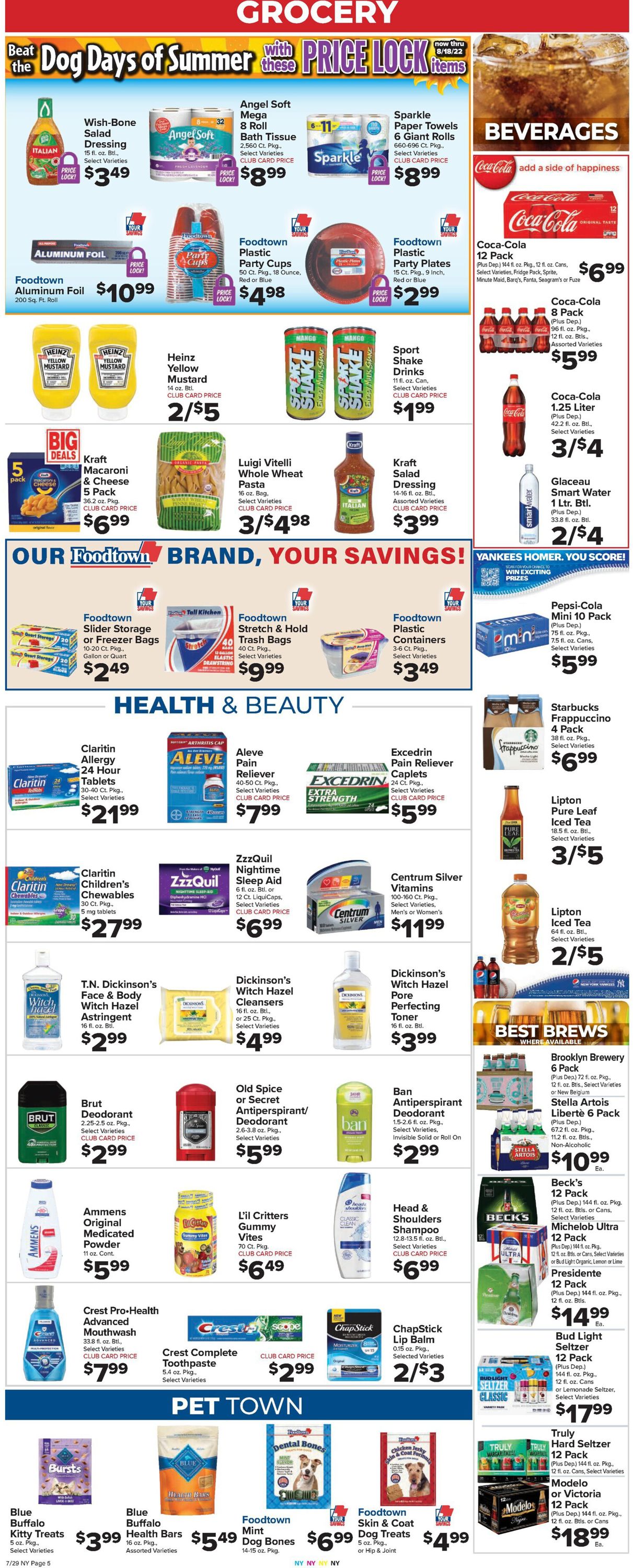 Catalogue Foodtown from 07/29/2022
