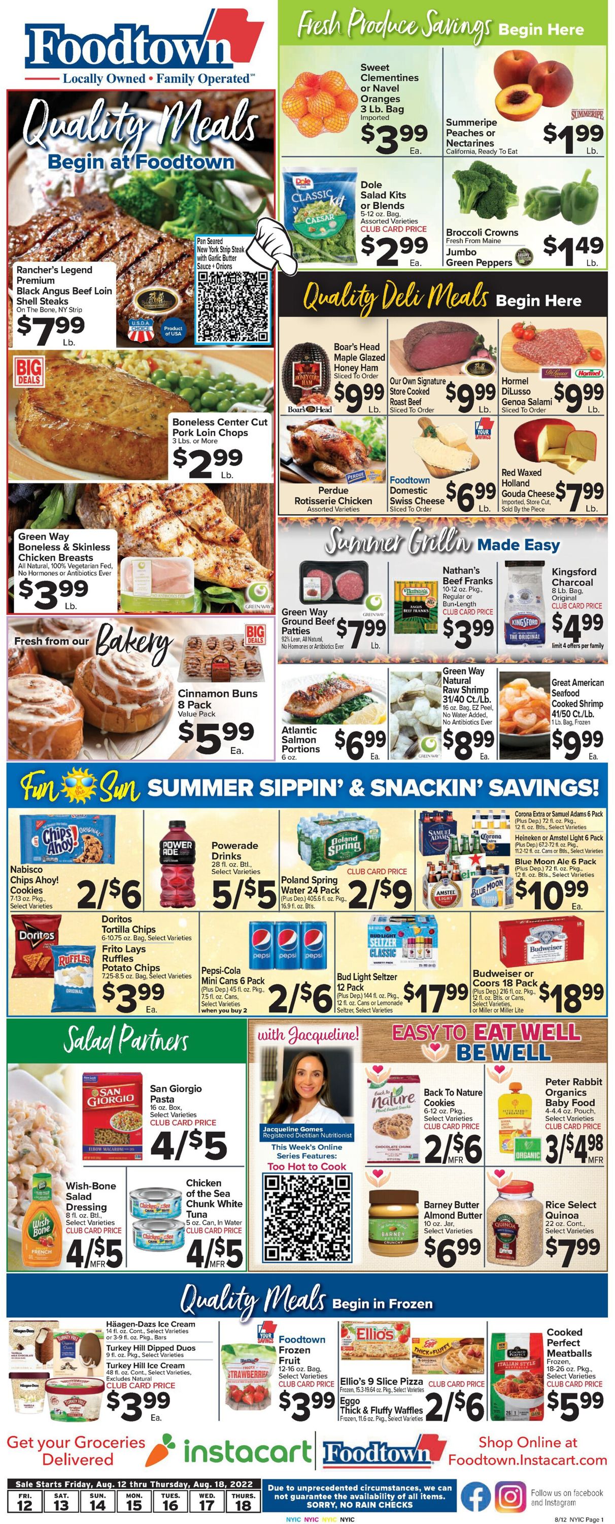 Catalogue Foodtown from 08/12/2022