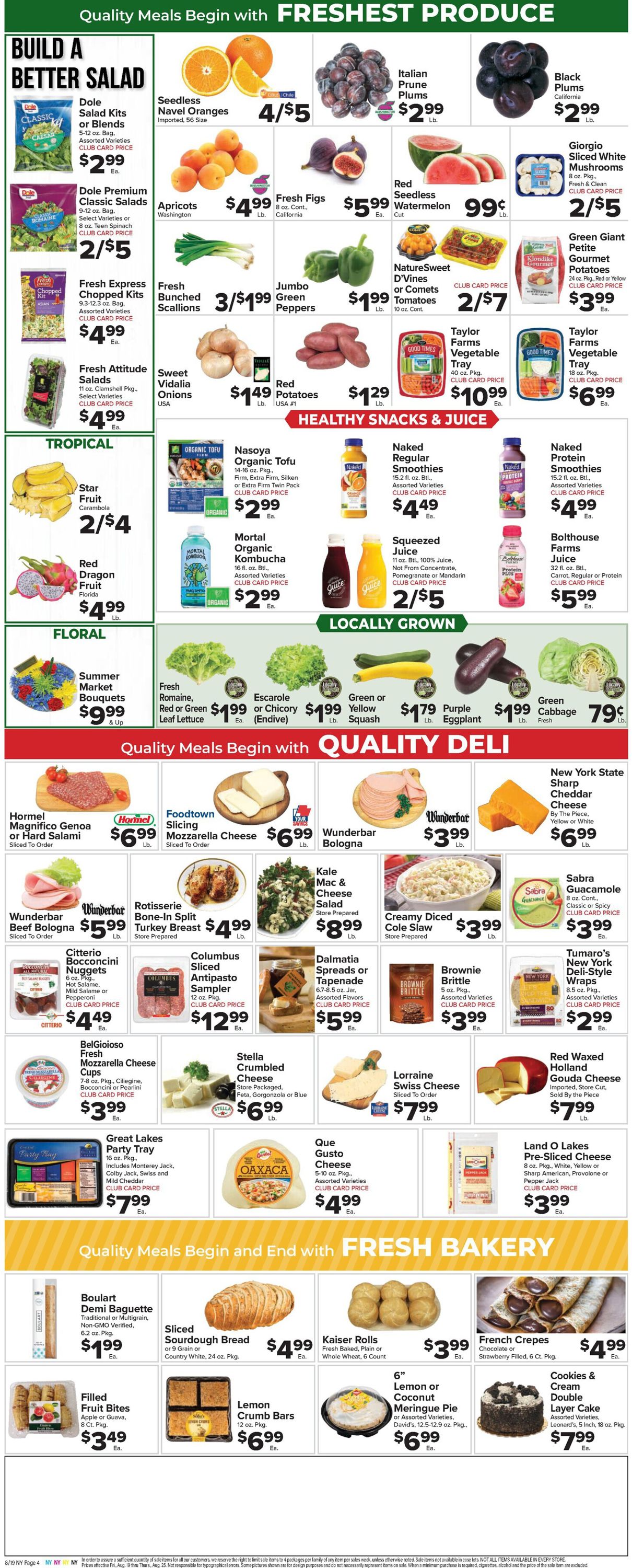 Catalogue Foodtown from 08/19/2022