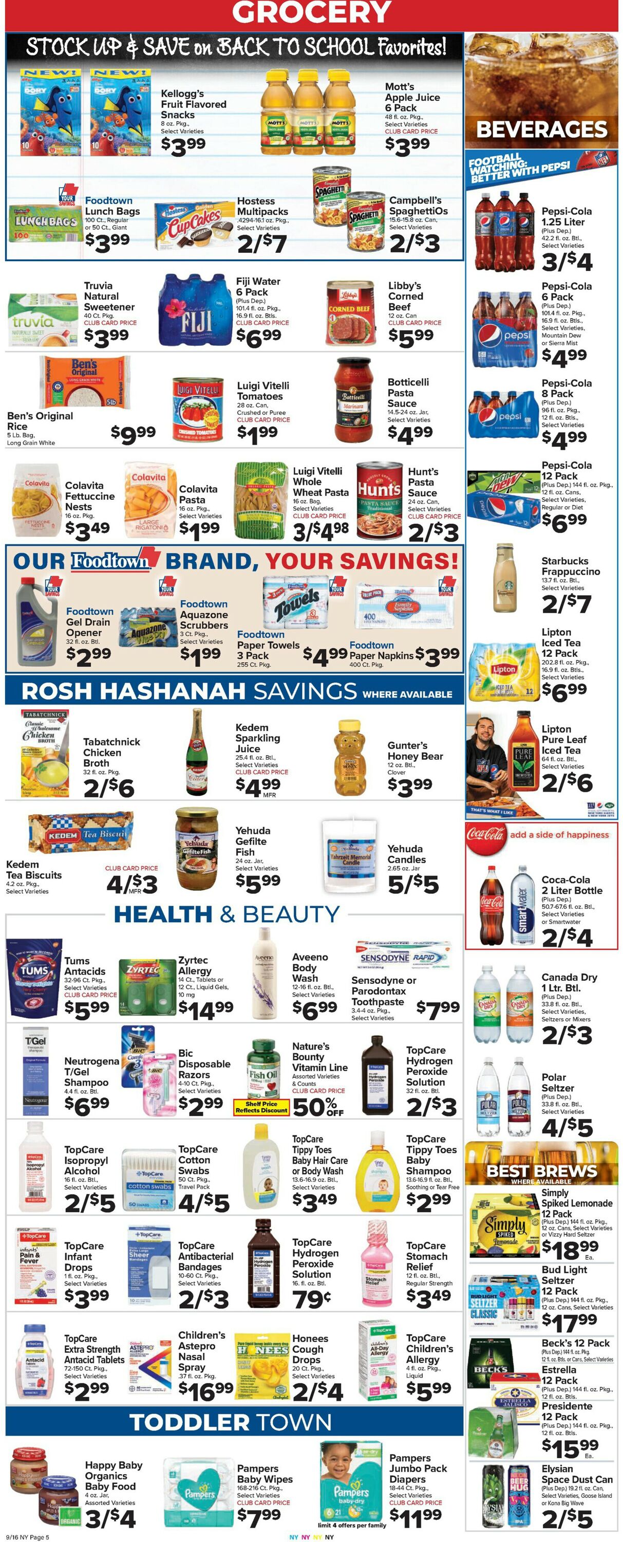 Catalogue Foodtown from 09/16/2022