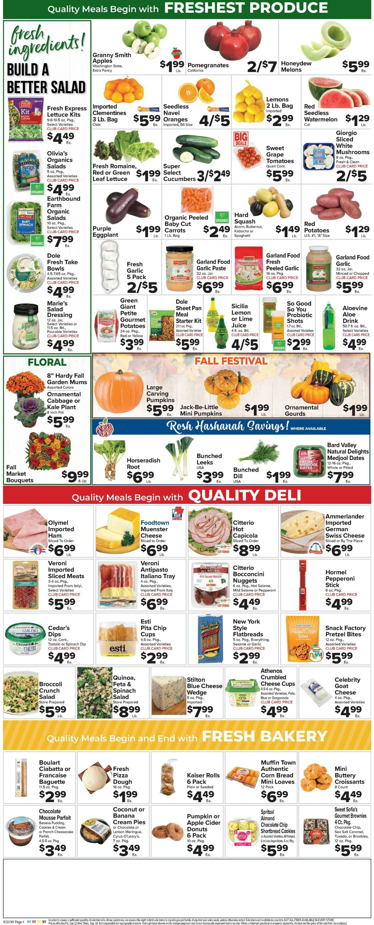 Catalogue Foodtown from 09/23/2022