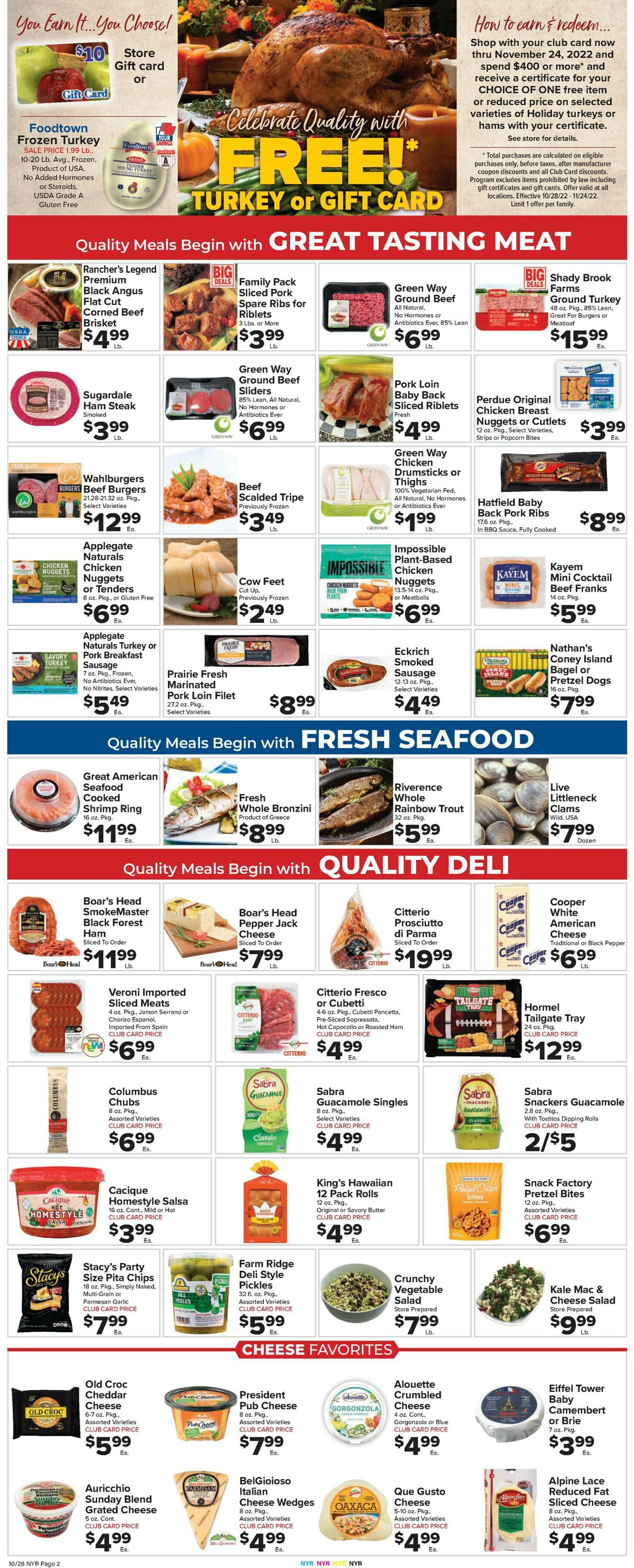 Catalogue Foodtown from 10/28/2022