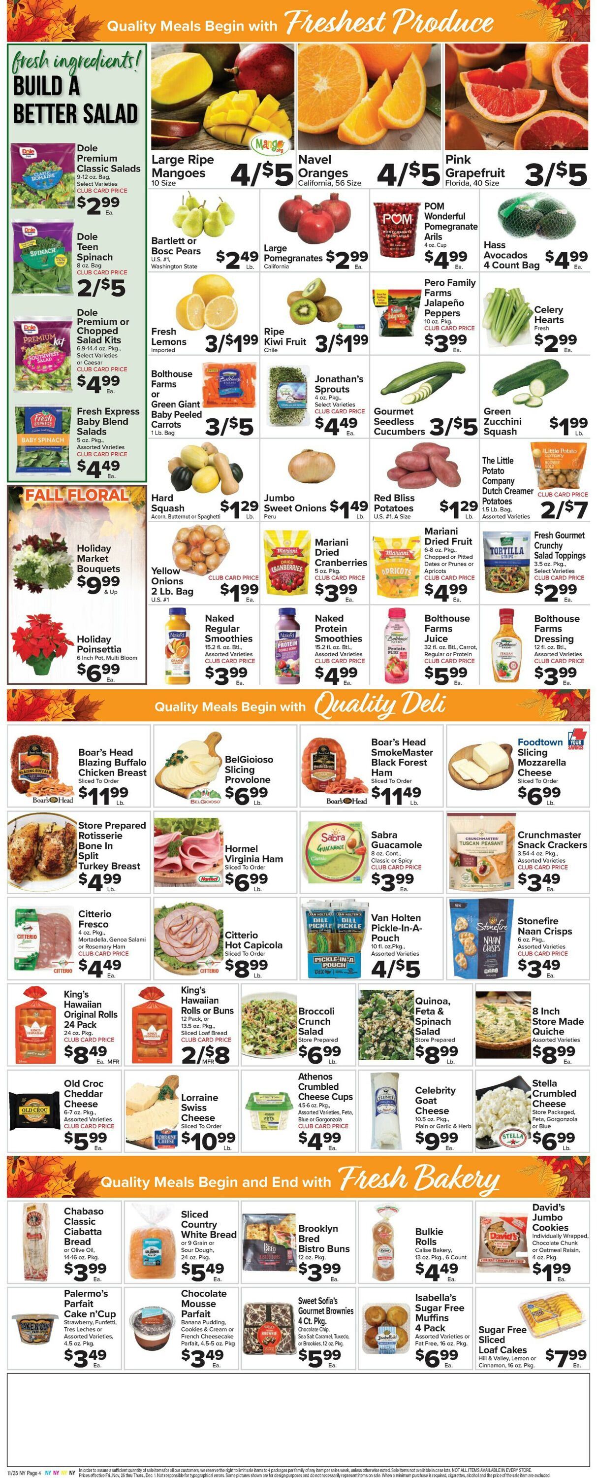 Catalogue Foodtown from 11/25/2022
