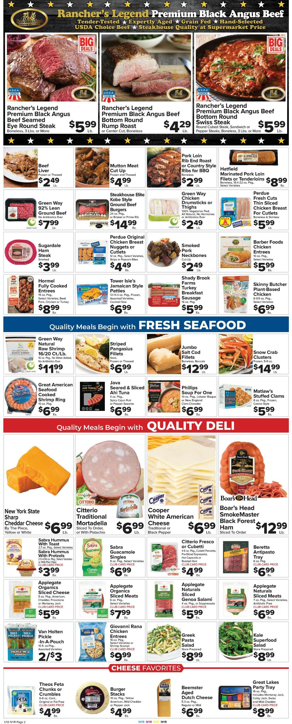 Catalogue Foodtown from 01/13/2023