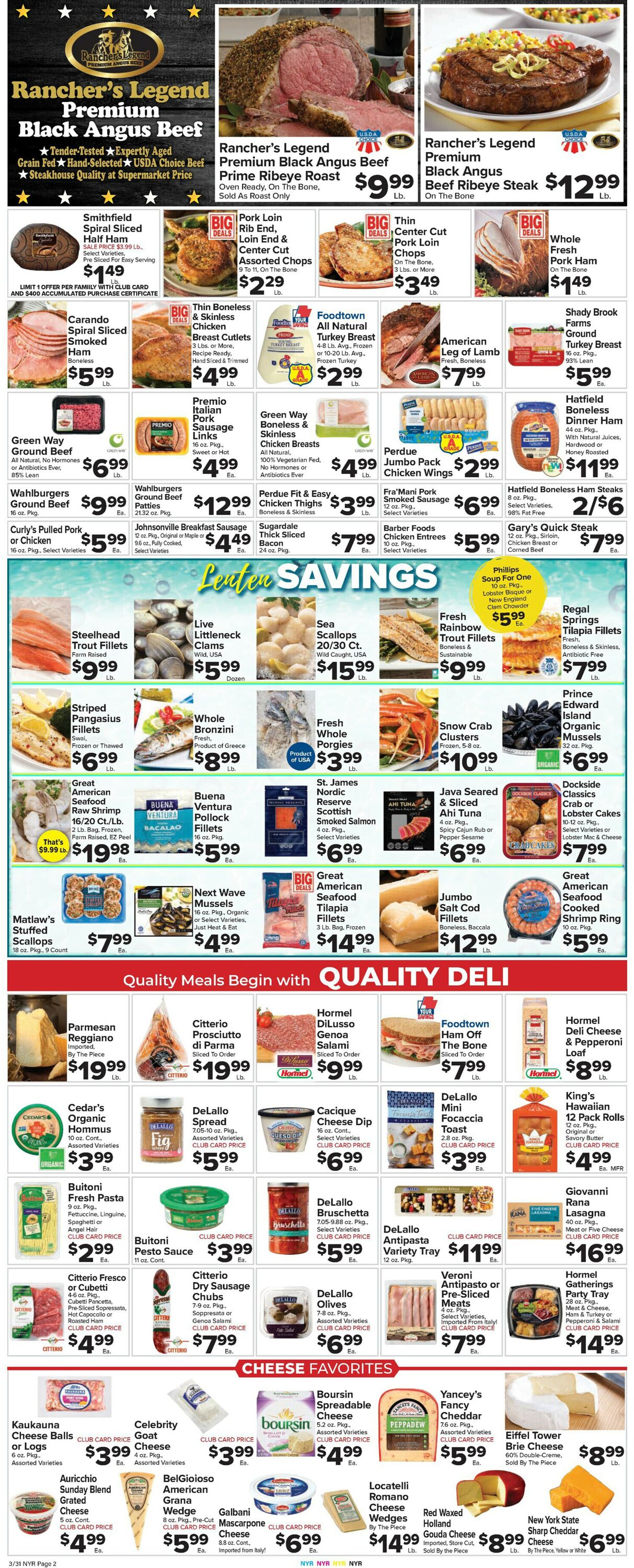 Catalogue Foodtown from 03/31/2023