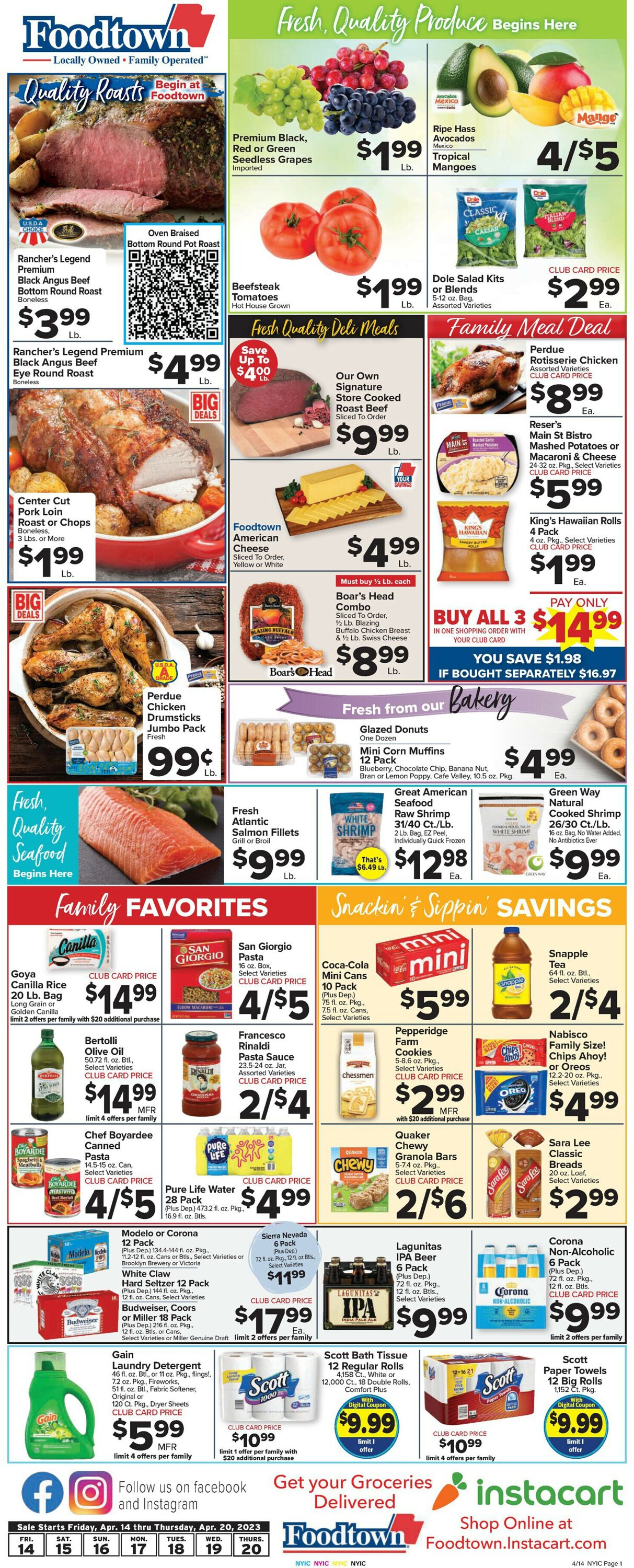 Catalogue Foodtown from 04/14/2023