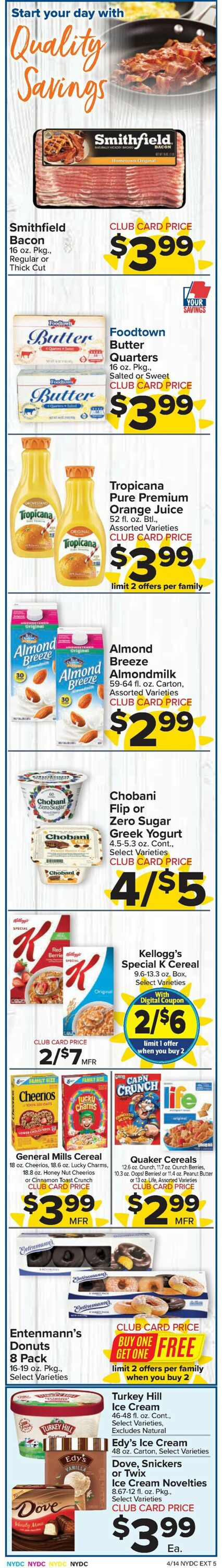 Catalogue Foodtown from 04/14/2023