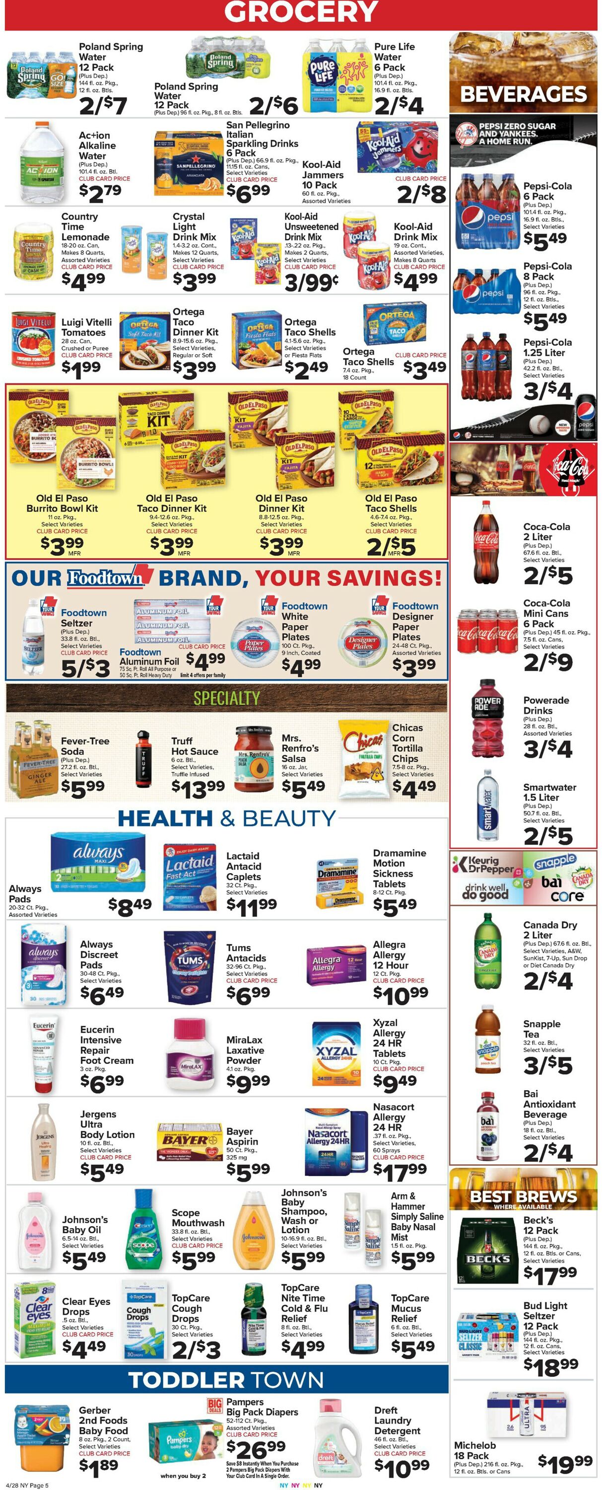 Catalogue Foodtown from 04/28/2023