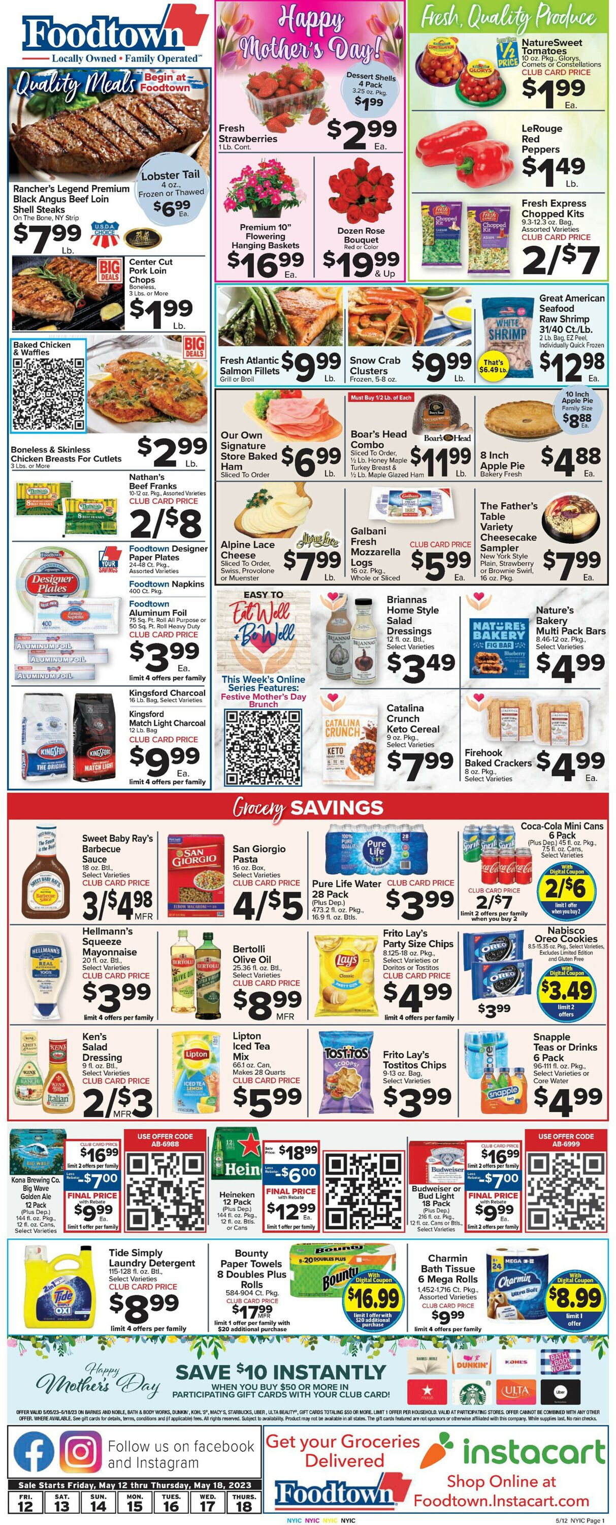 Catalogue Foodtown from 05/12/2023