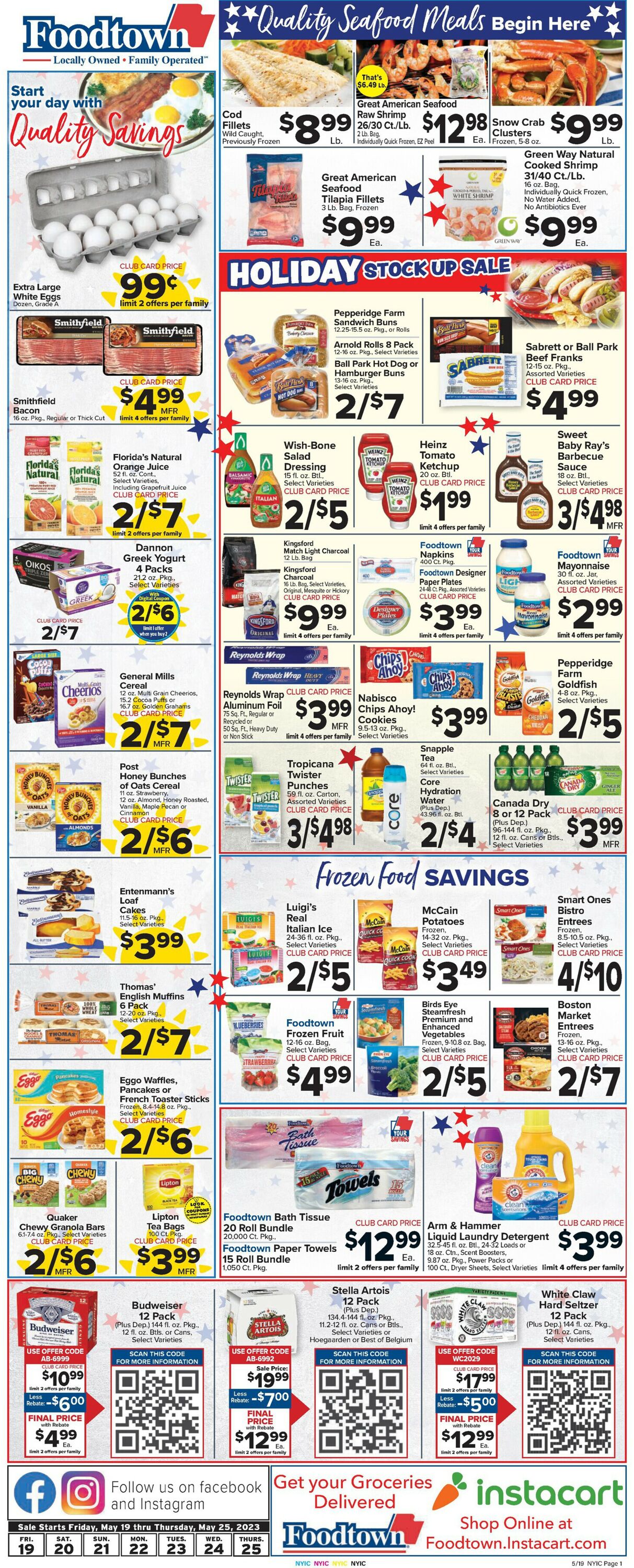 Catalogue Foodtown from 05/19/2023