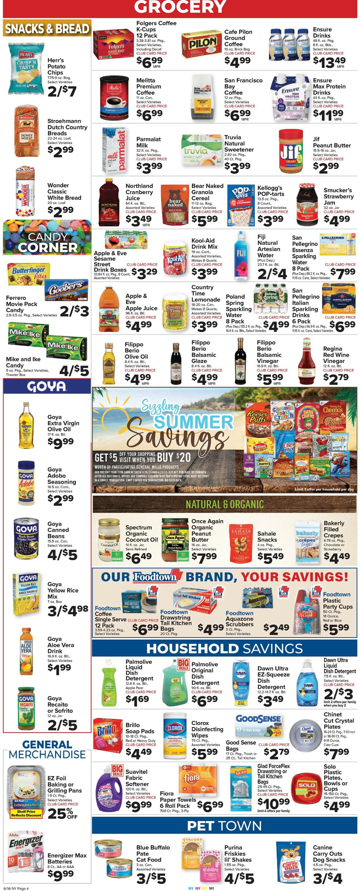 Catalogue Foodtown from 06/16/2023