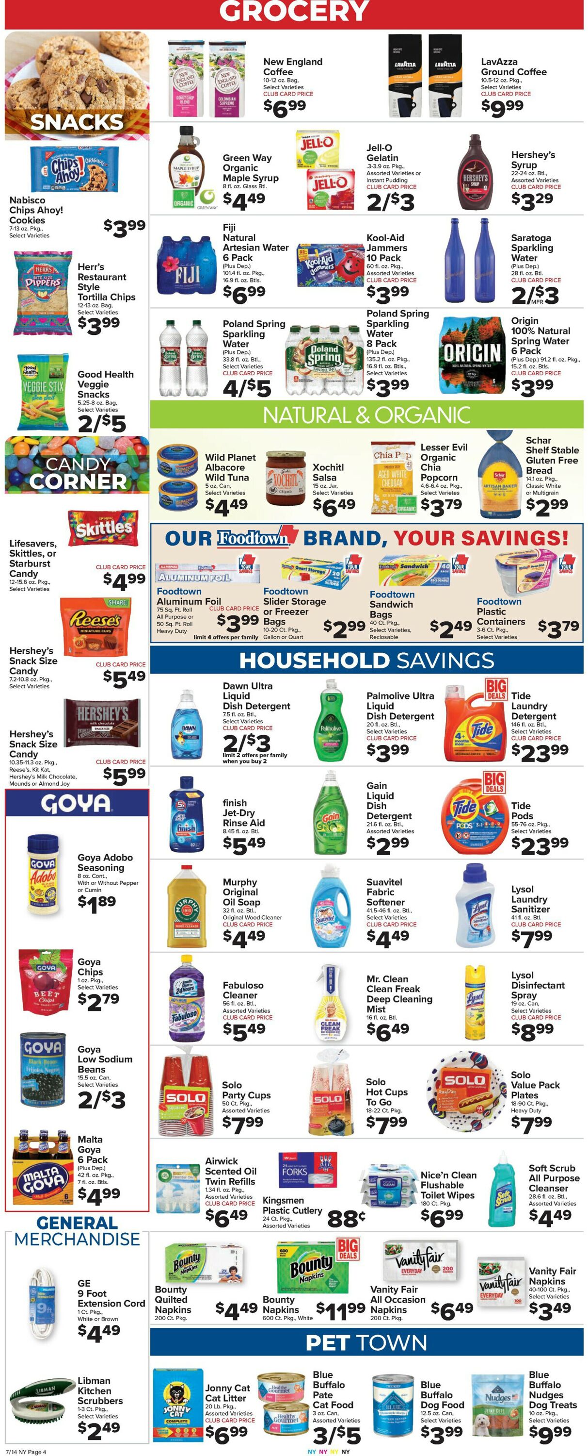 Catalogue Foodtown from 07/14/2023
