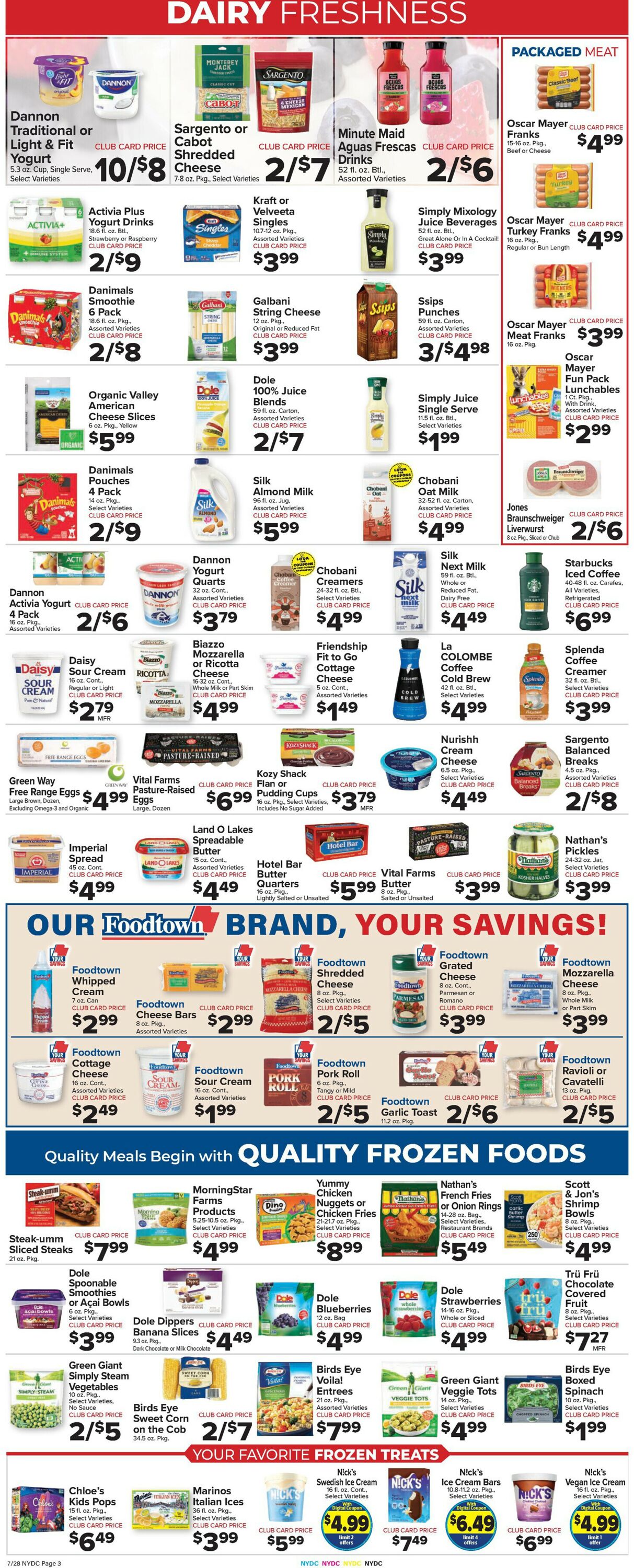 Catalogue Foodtown from 07/28/2023