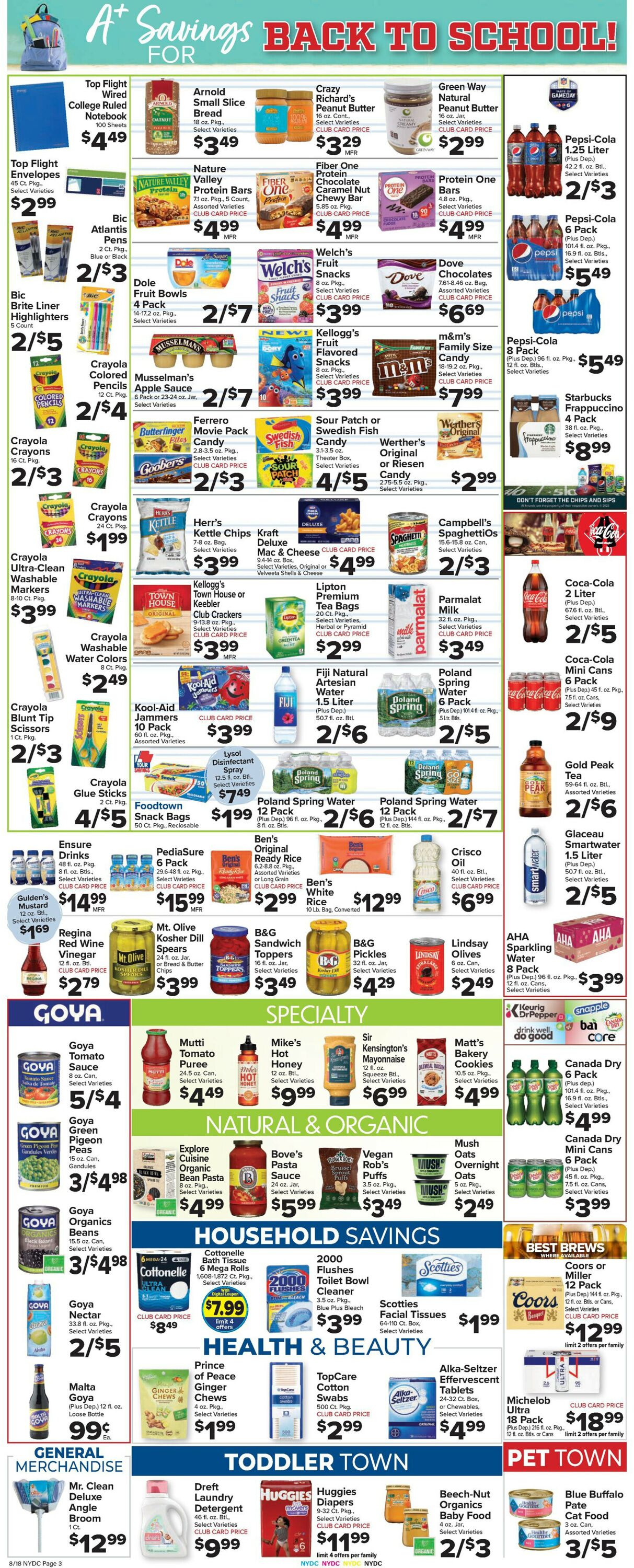 Catalogue Foodtown from 08/18/2023