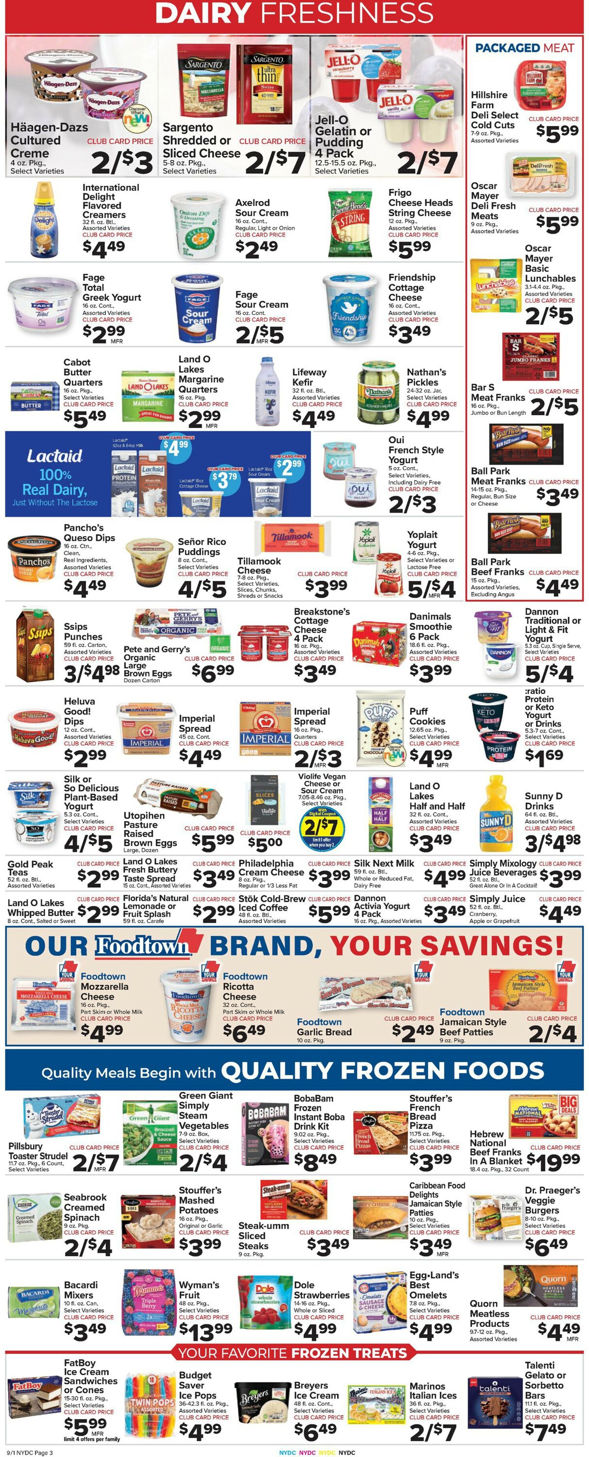 Catalogue Foodtown from 09/01/2023