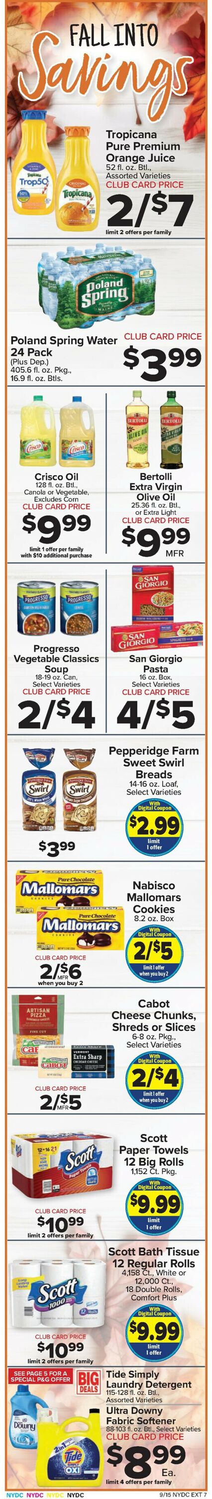 Catalogue Foodtown from 09/15/2023