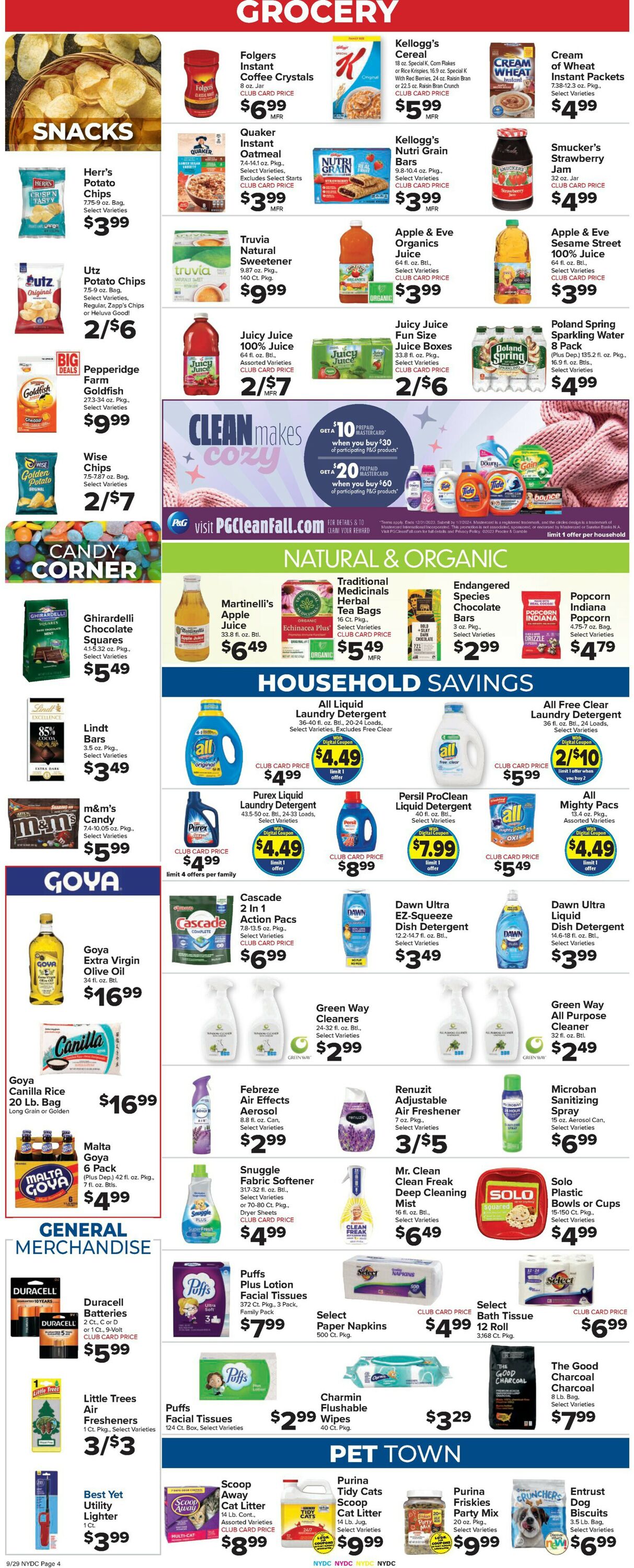 Catalogue Foodtown from 09/29/2023