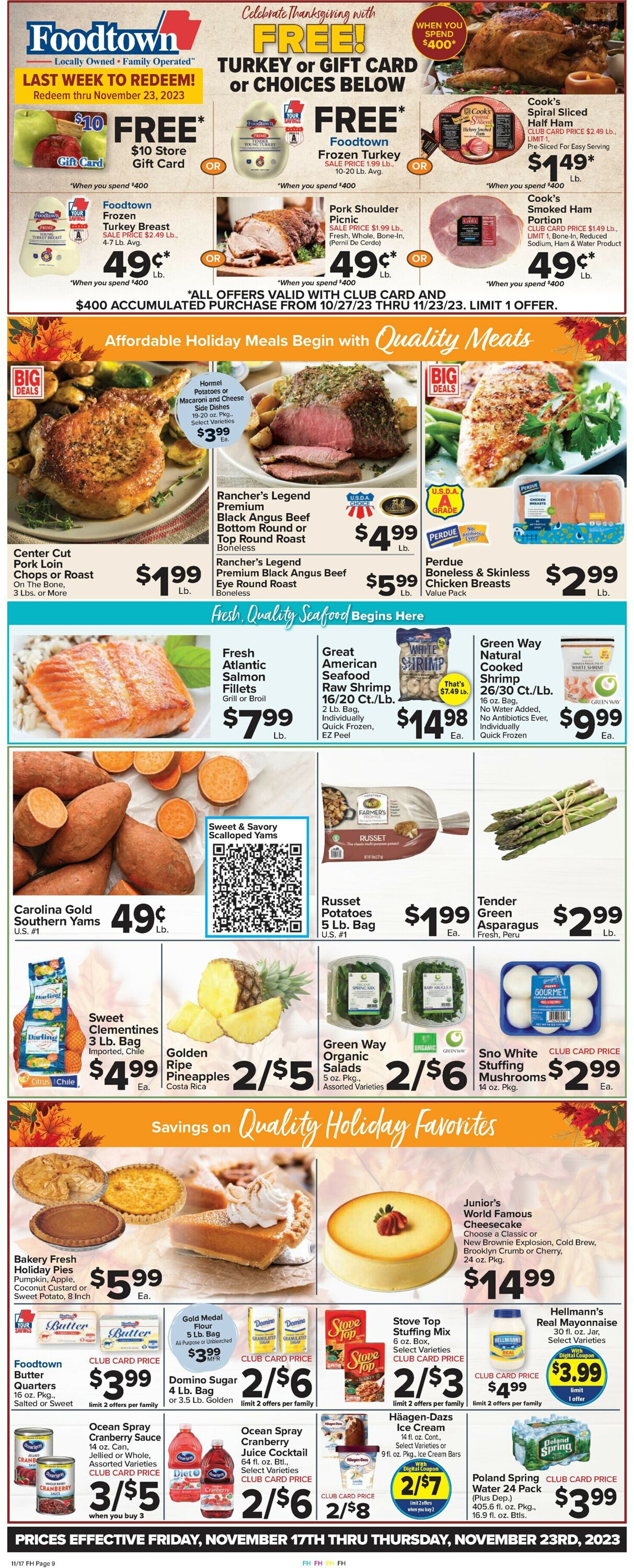 Catalogue Foodtown from 11/17/2023