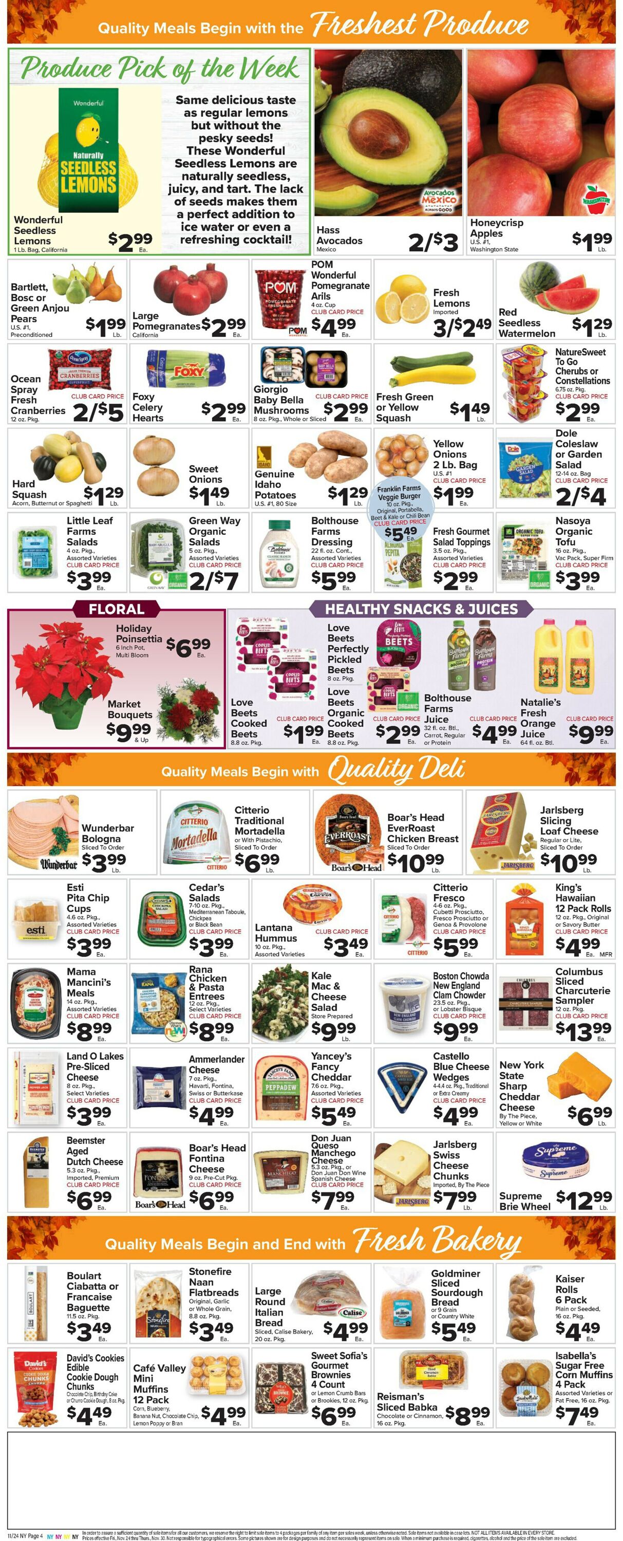 Catalogue Foodtown from 11/24/2023