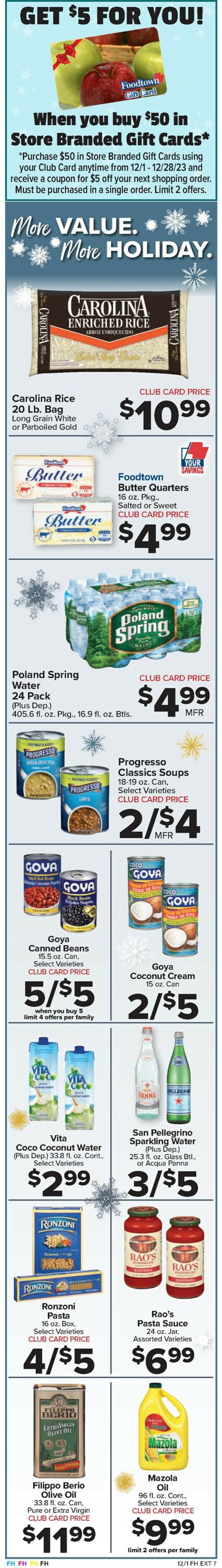 Catalogue Foodtown from 12/01/2023