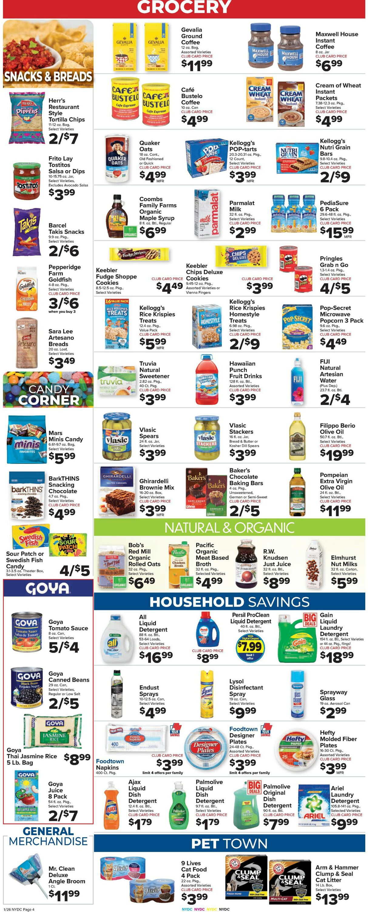 Catalogue Foodtown from 01/26/2024
