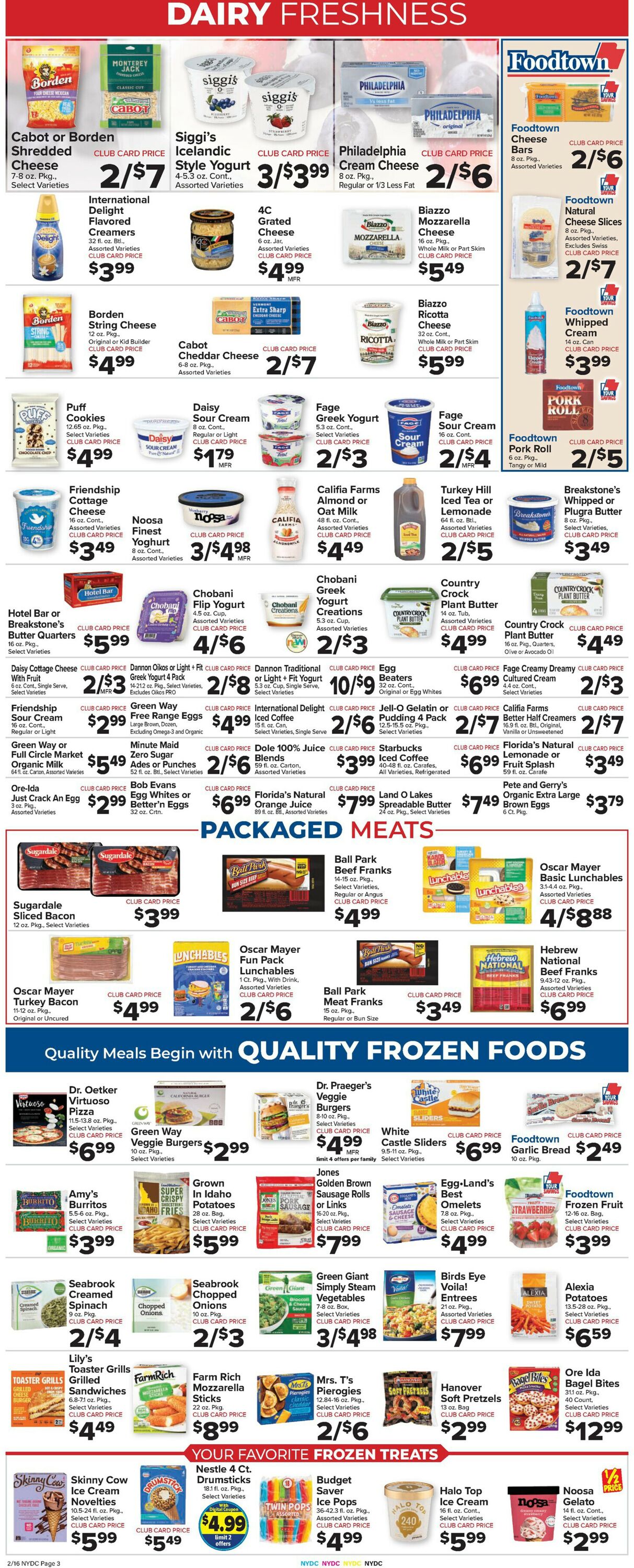 Catalogue Foodtown from 02/16/2024