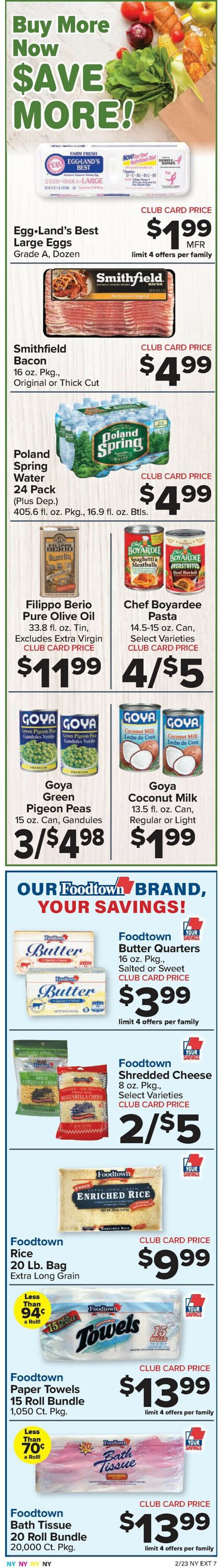 Catalogue Foodtown from 02/23/2024