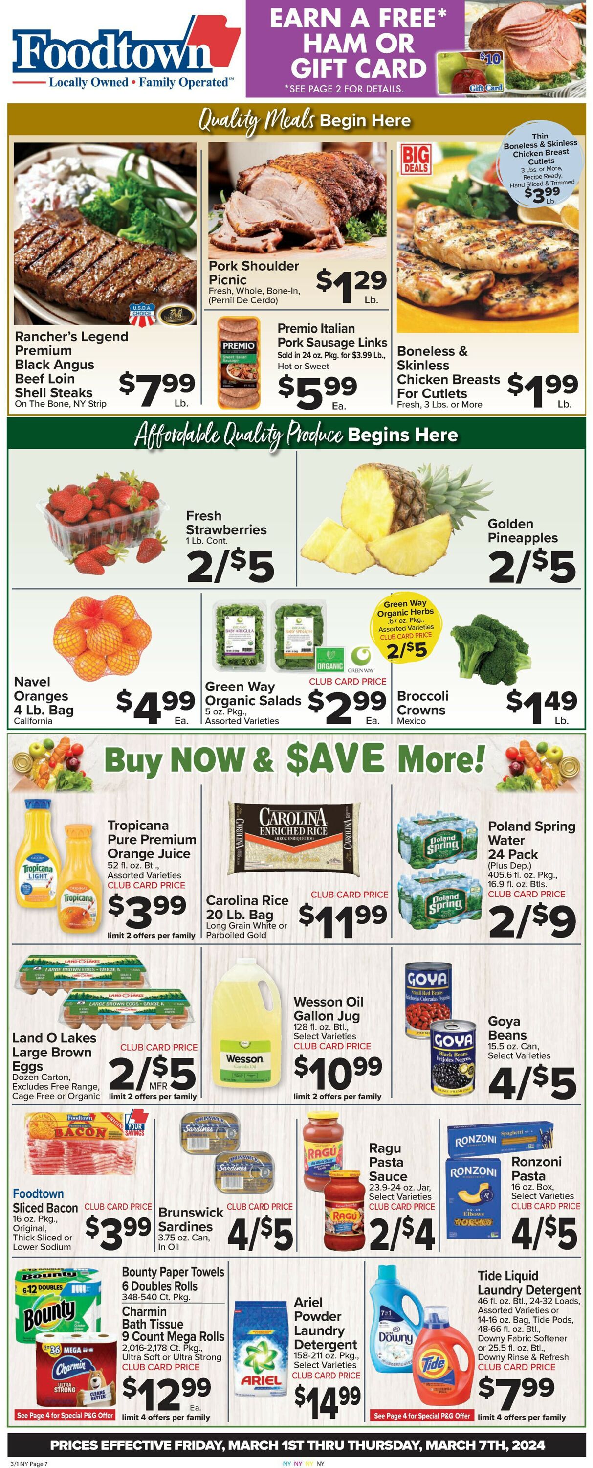Catalogue Foodtown from 03/01/2024
