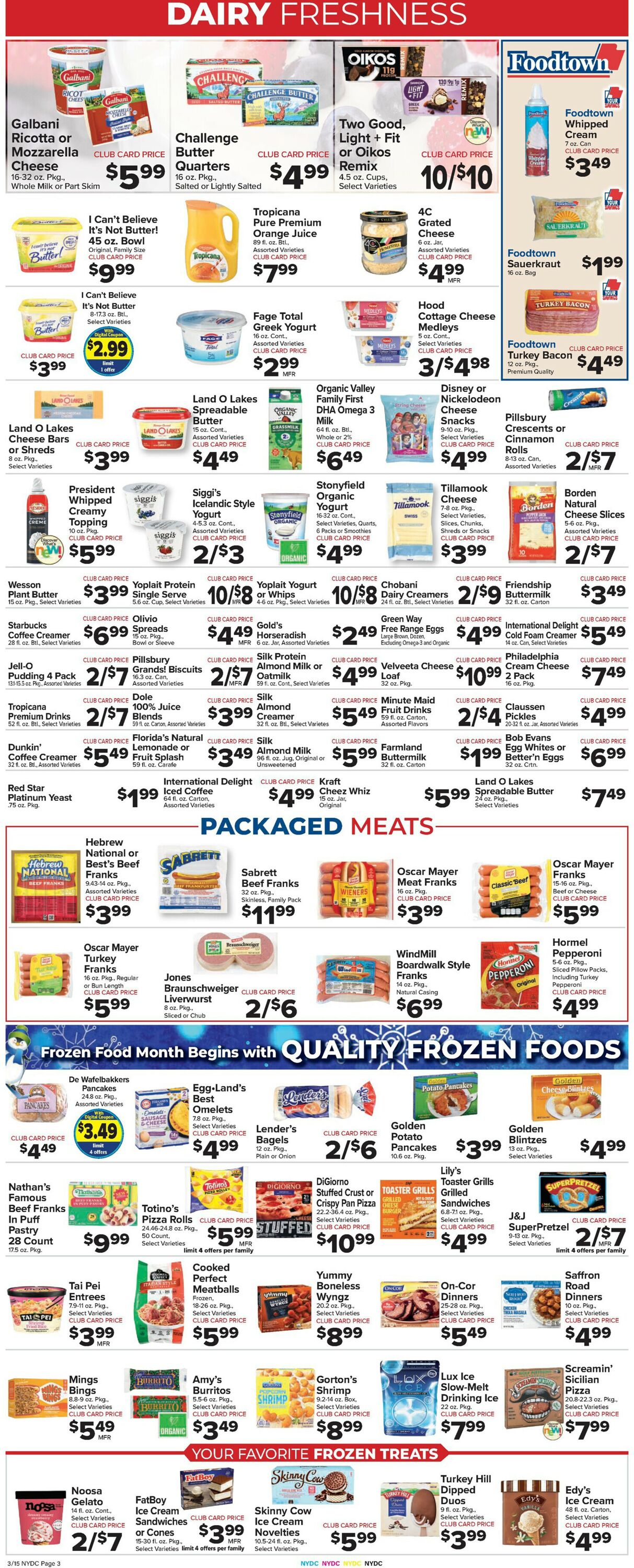 Catalogue Foodtown from 03/15/2024