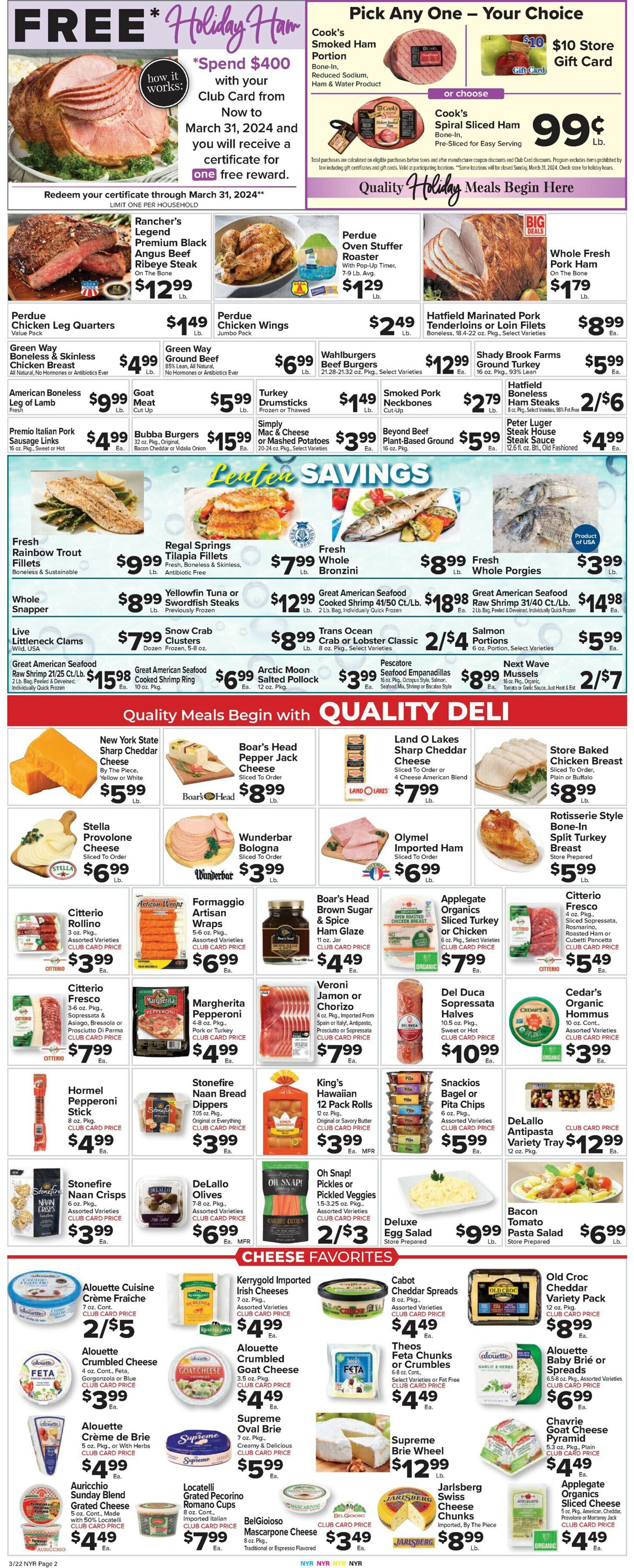 Catalogue Foodtown from 03/22/2024